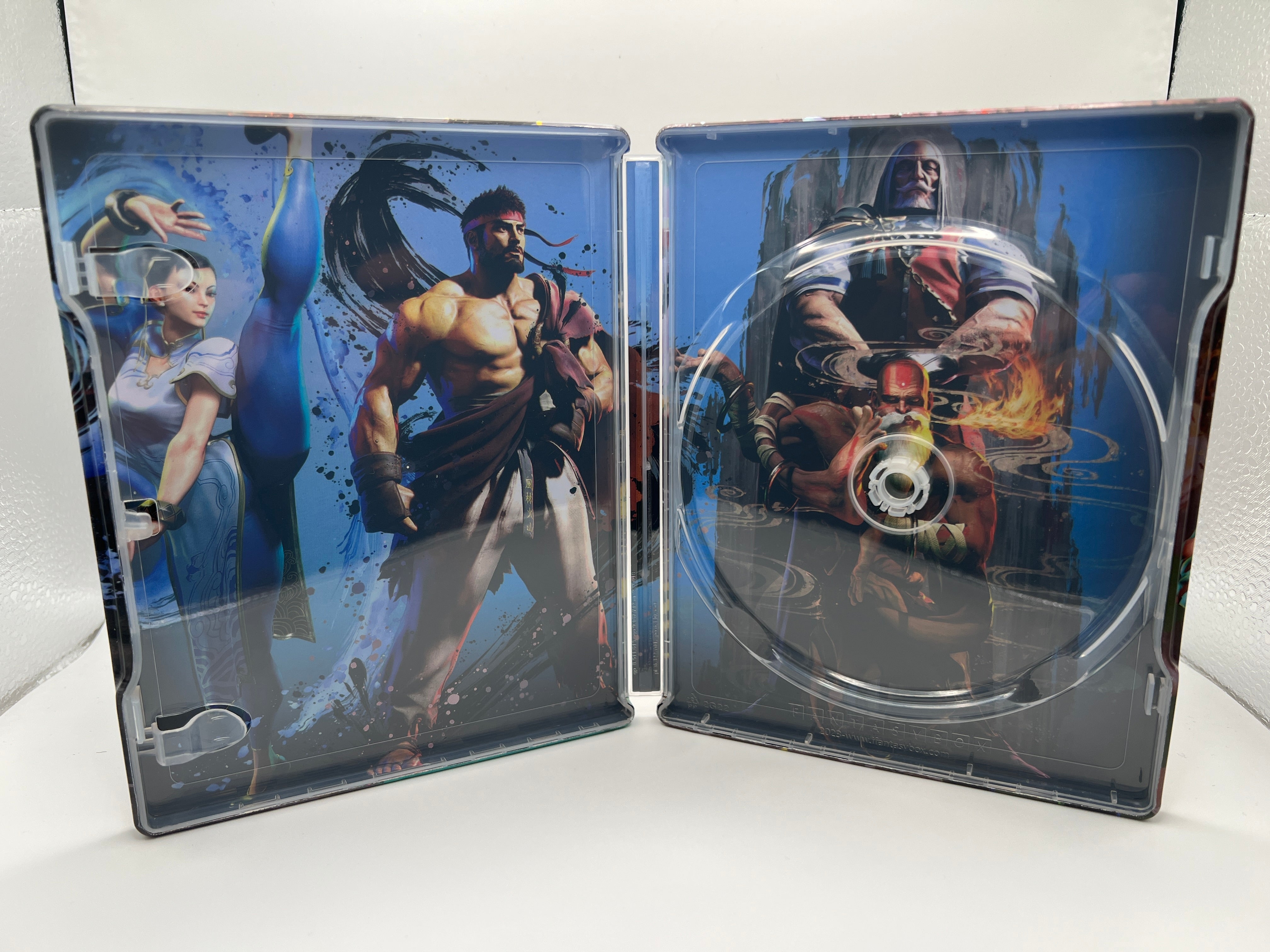 Street Fighter 6 Custom Made Steelbook Case For (Sony PlayStation 5, Sony PlayStation 4, Xbox) New