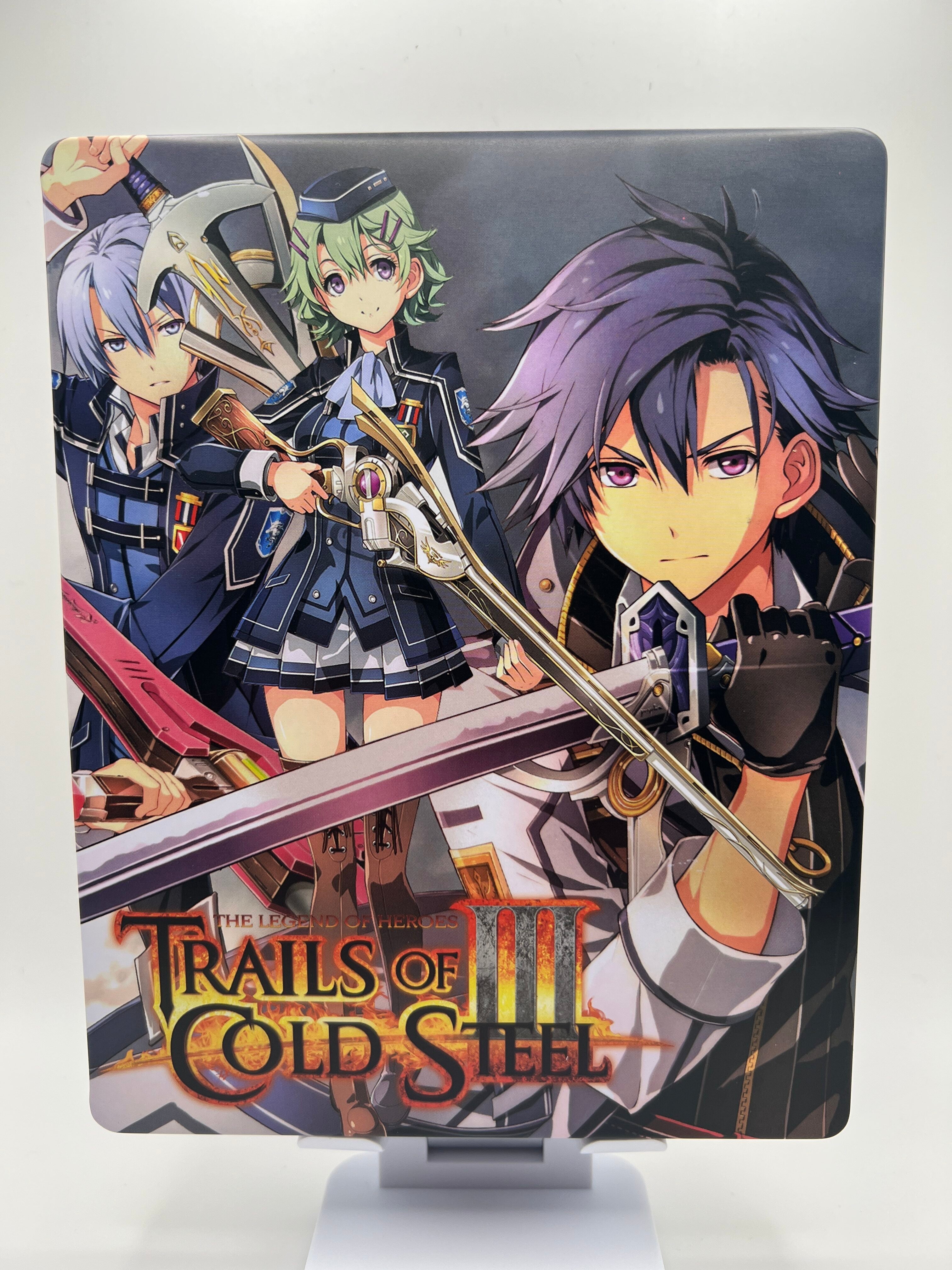 The Legend of Heroes Trails of Cold Steel 3 Custom Made Steelbook Case For (Sony PlayStation 5, Sony PlayStation 4, Xbox) New