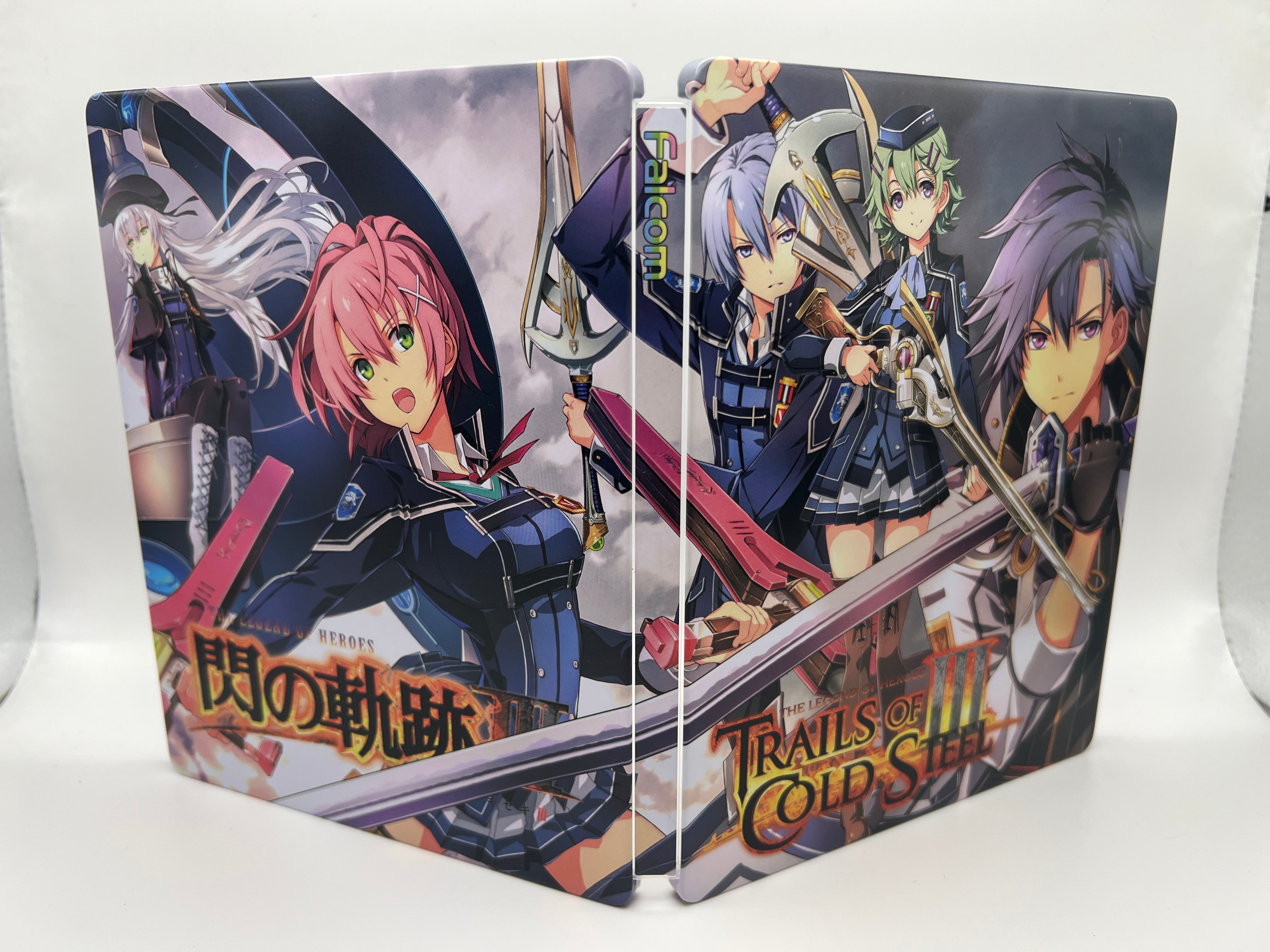 The Legend of Heroes Trails of Cold Steel 3 Custom Made Steelbook Case For (Sony PlayStation 5, Sony PlayStation 4, Xbox) New