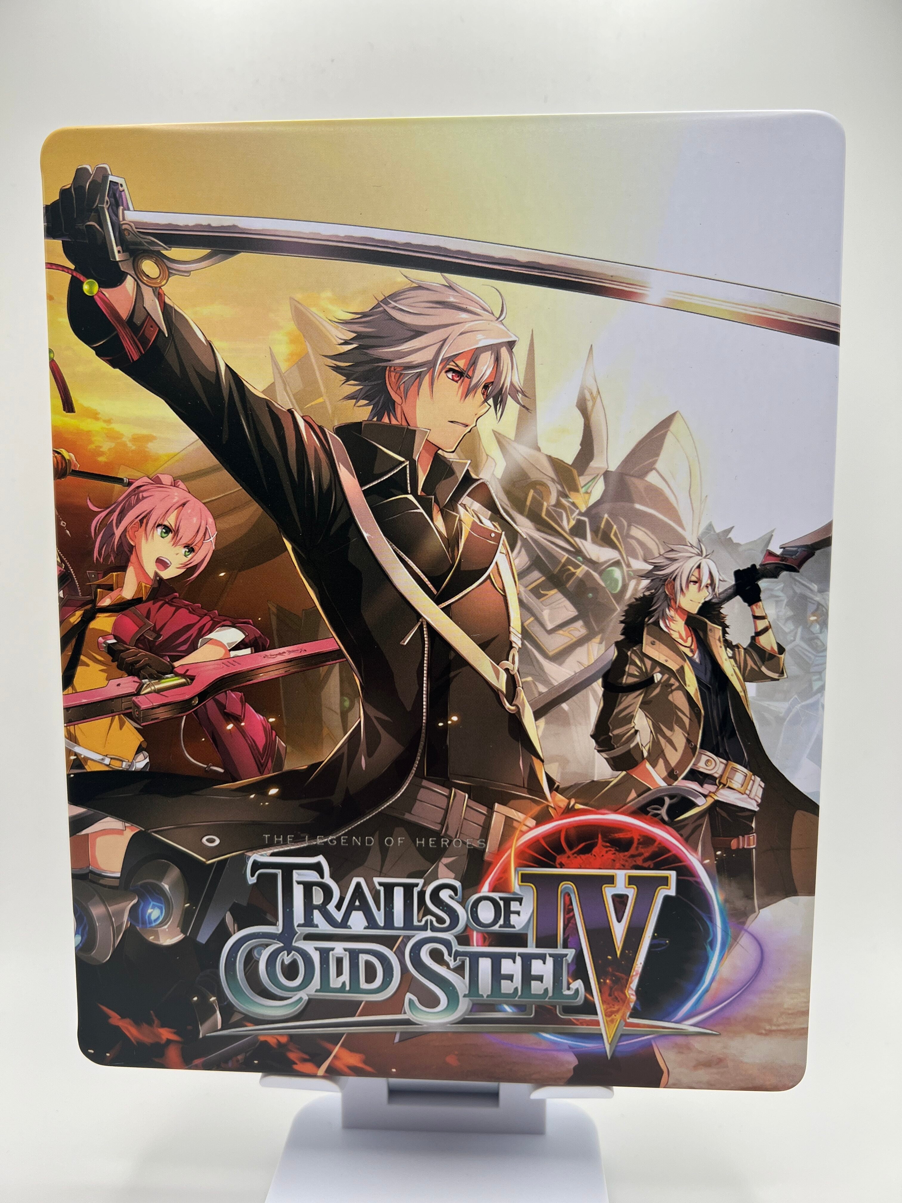 The Legend of Heroes Trails of Cold Steel 4 Custom Made Steelbook Case For (Sony PlayStation 5, Sony PlayStation 4, Xbox) New