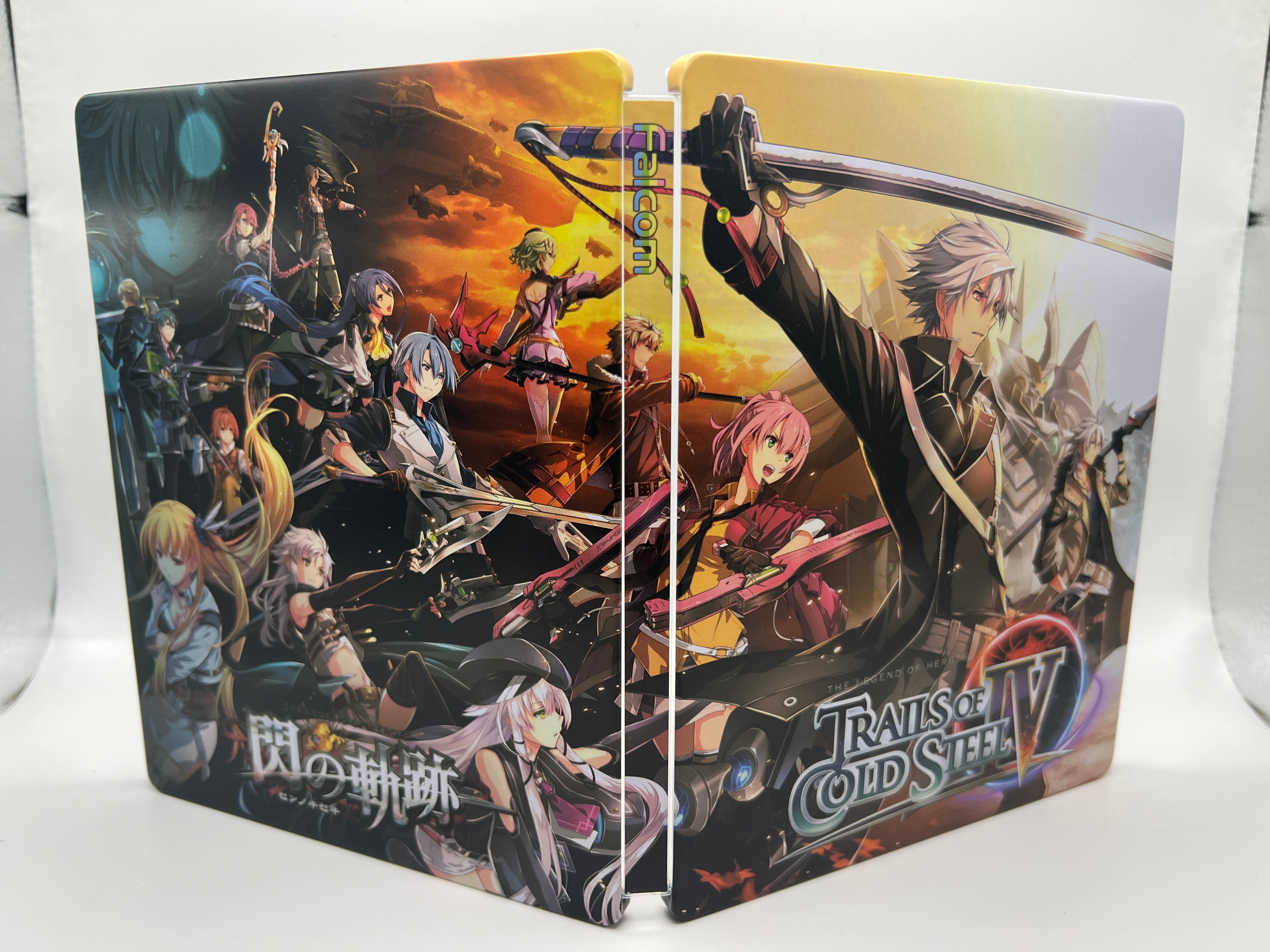 The Legend of Heroes Trails of Cold Steel 4 Custom Made Steelbook Case For (Sony PlayStation 5, Sony PlayStation 4, Xbox) New