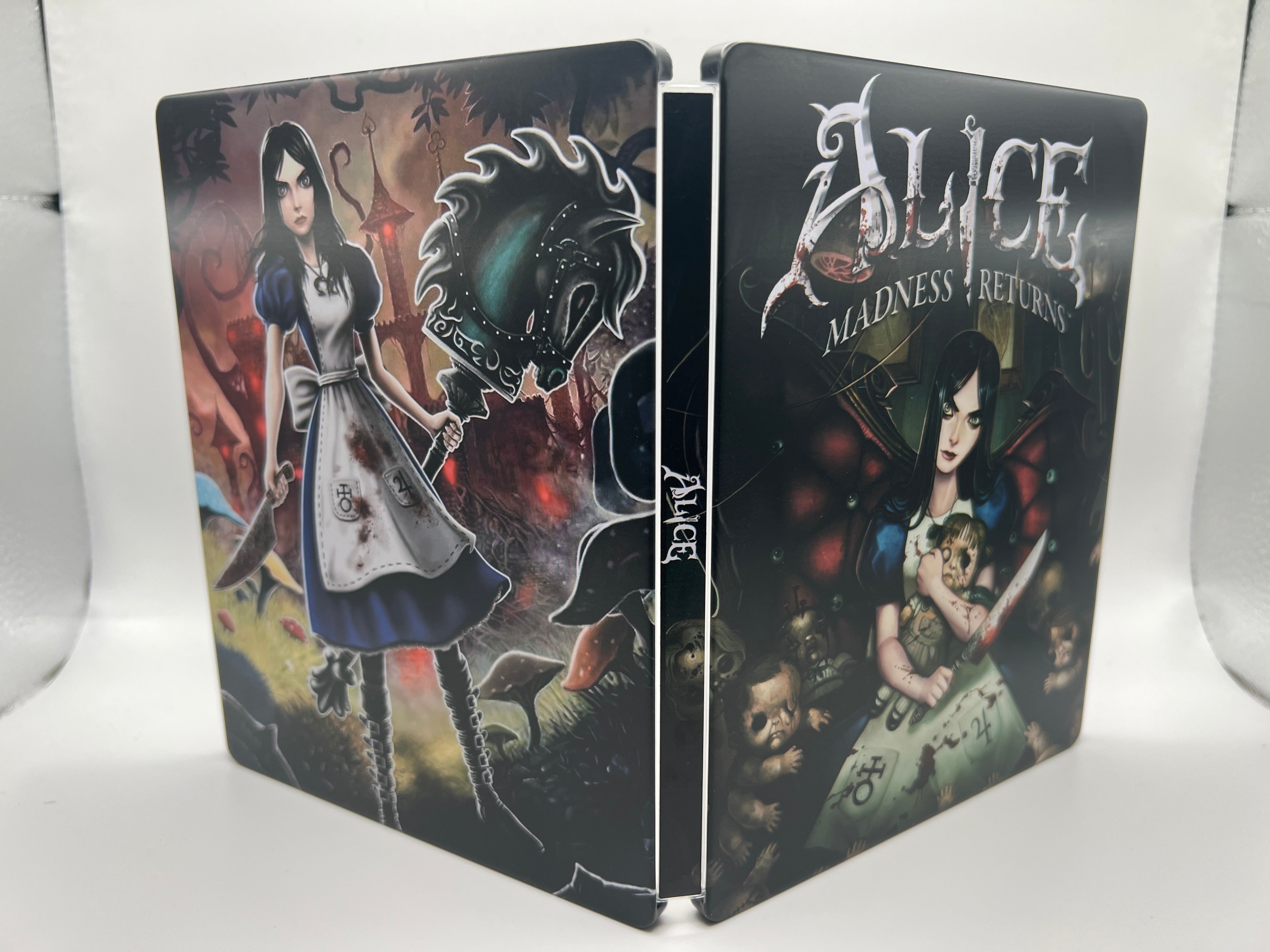 Alice Madness Returns Custom Made Steelbook Case For (Sony PlayStation 5, Sony PlayStation 4, Xbox) New