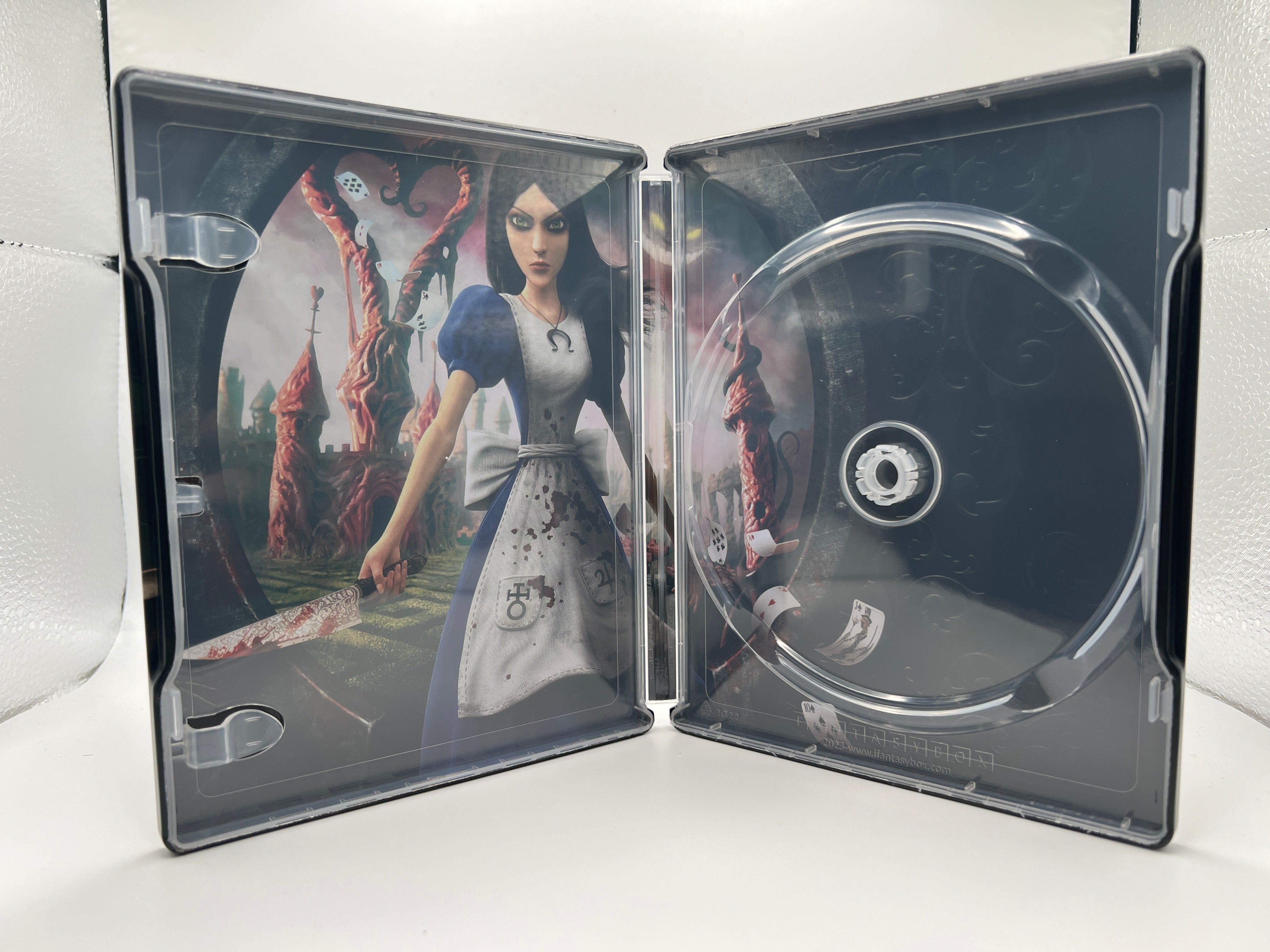 Alice Madness Returns Custom Made Steelbook Case For (Sony PlayStation 5, Sony PlayStation 4, Xbox) New