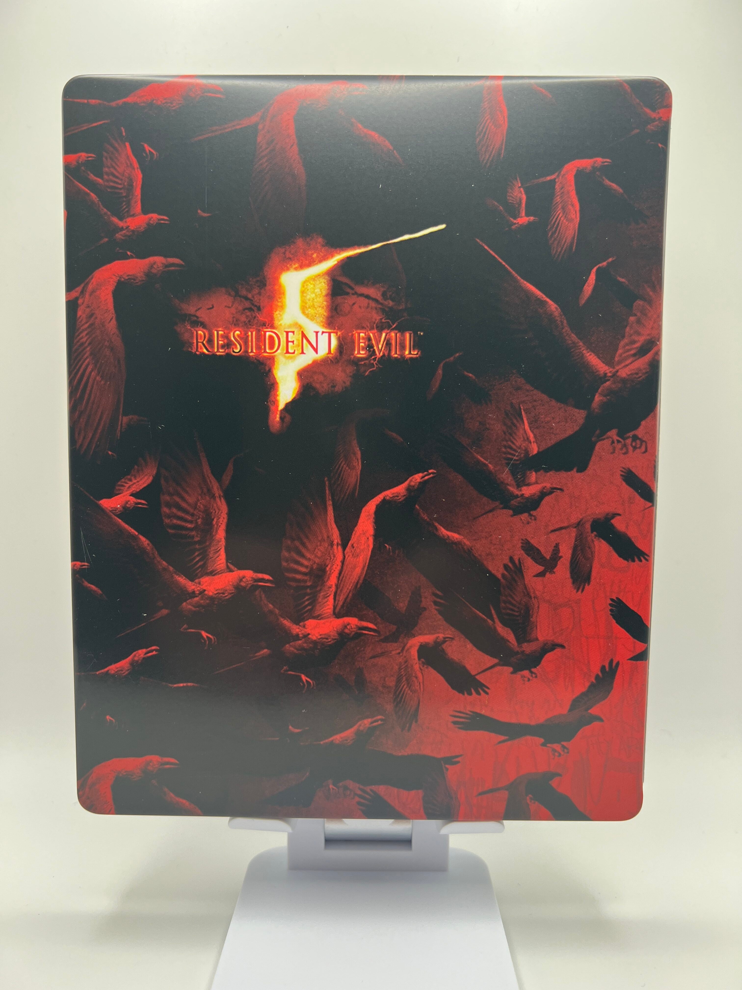 Resident Evil 5 Custom Made Steelbook Case For (Sony PlayStation 5, Sony PlayStation 4, Xbox) New