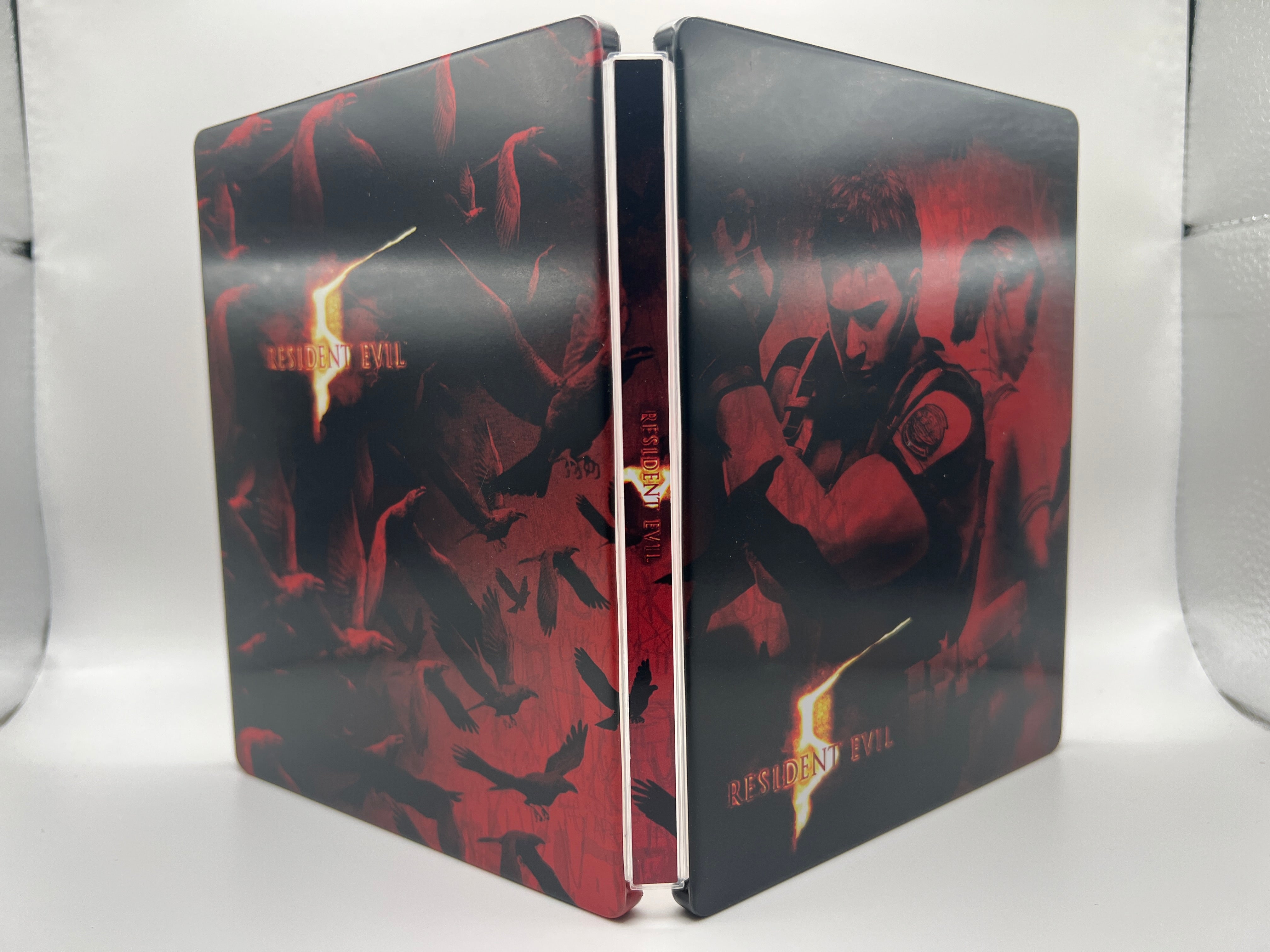 Resident Evil 5 Custom Made Steelbook Case For (Sony PlayStation 5, Sony PlayStation 4, Xbox) New