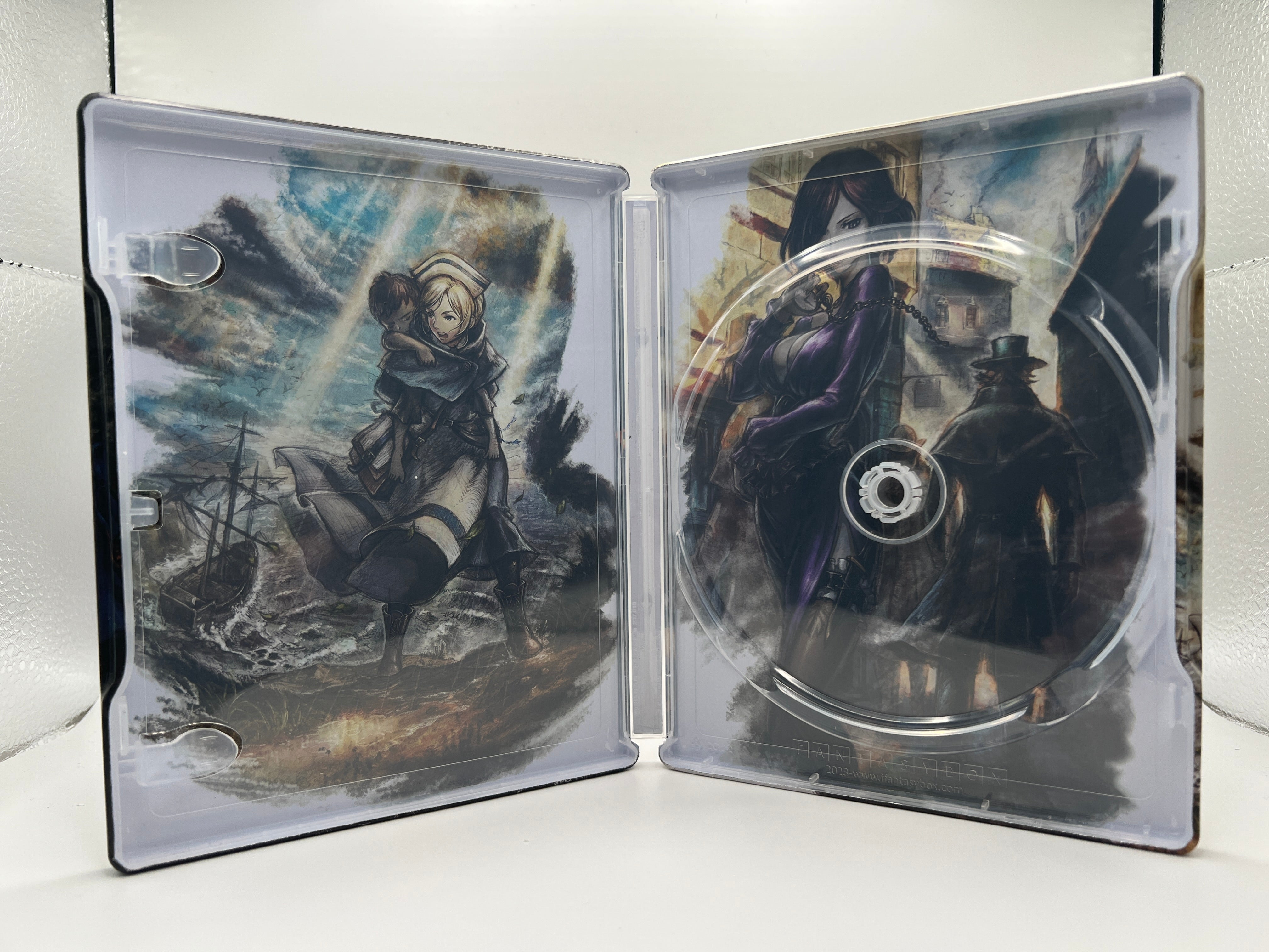 Octopath Traveler 2 Custom Made Steelbook Case For (Sony PlayStation 5, Sony PlayStation 4, Xbox) New