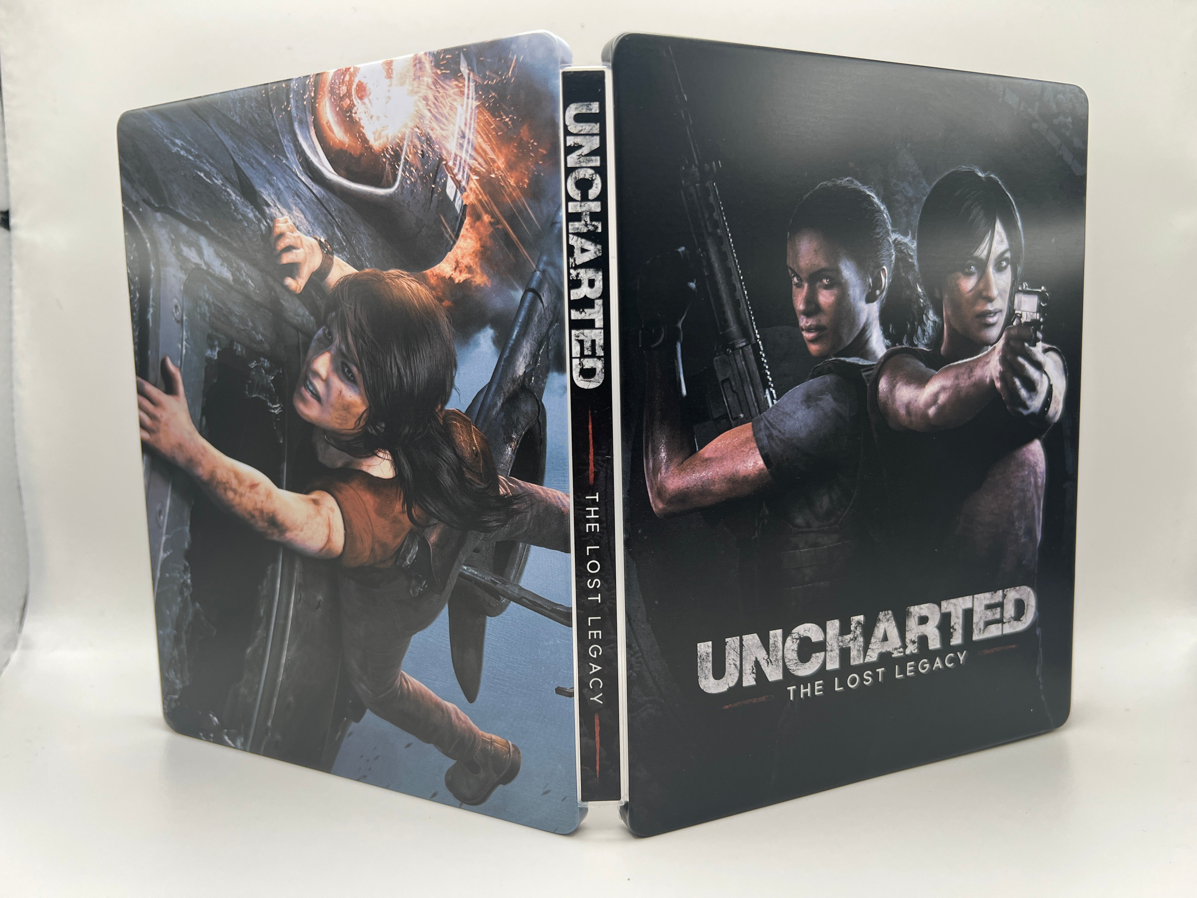 Uncharted The Lost Legacy Custom Made Steelbook Case For (Sony PlayStation 5, Sony PlayStation 4, Xbox) New