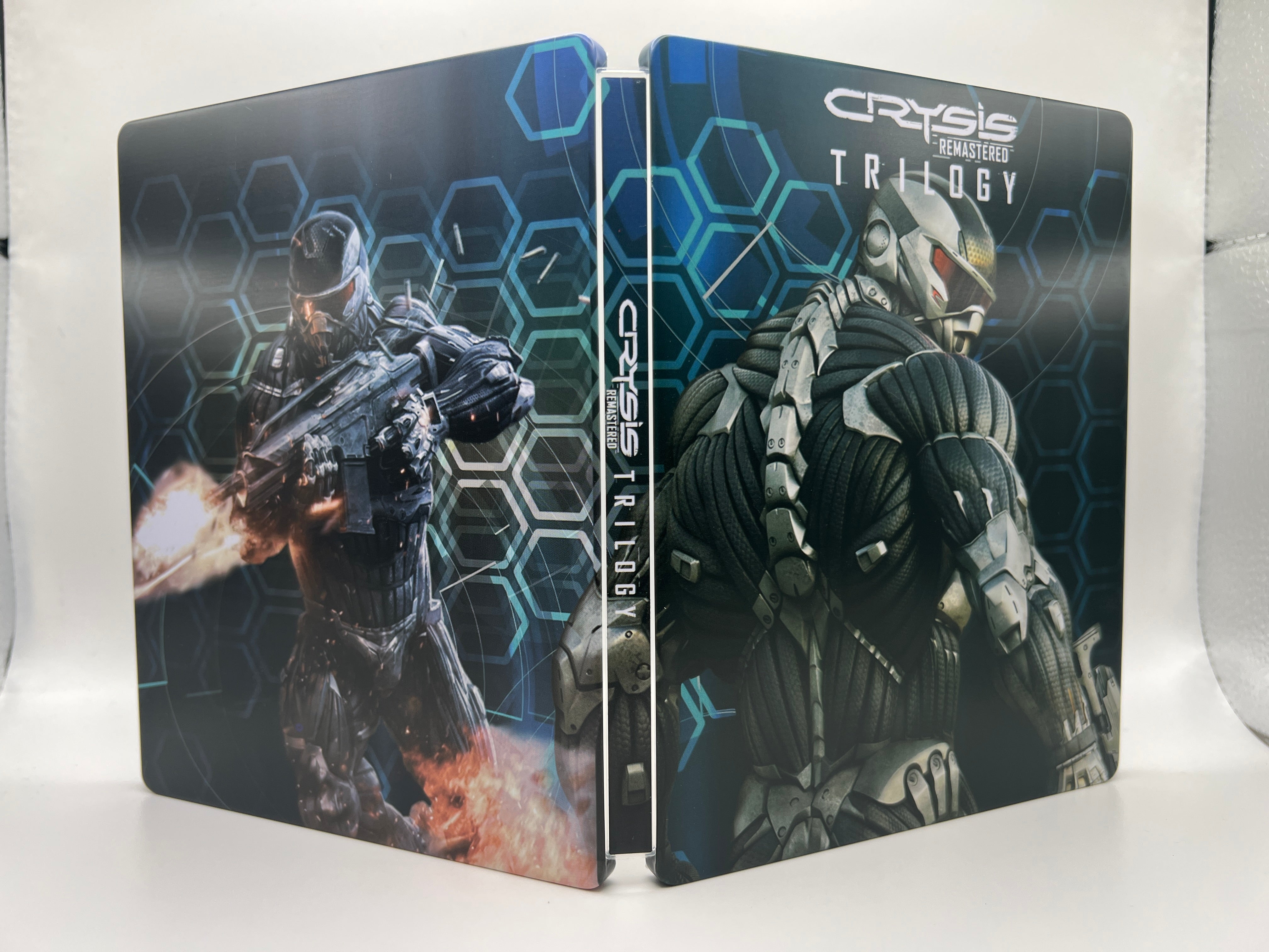 Crysis Remastered Trilogy Custom Made Steelbook Case For (Sony PlayStation 5, Sony PlayStation 4, Xbox) New