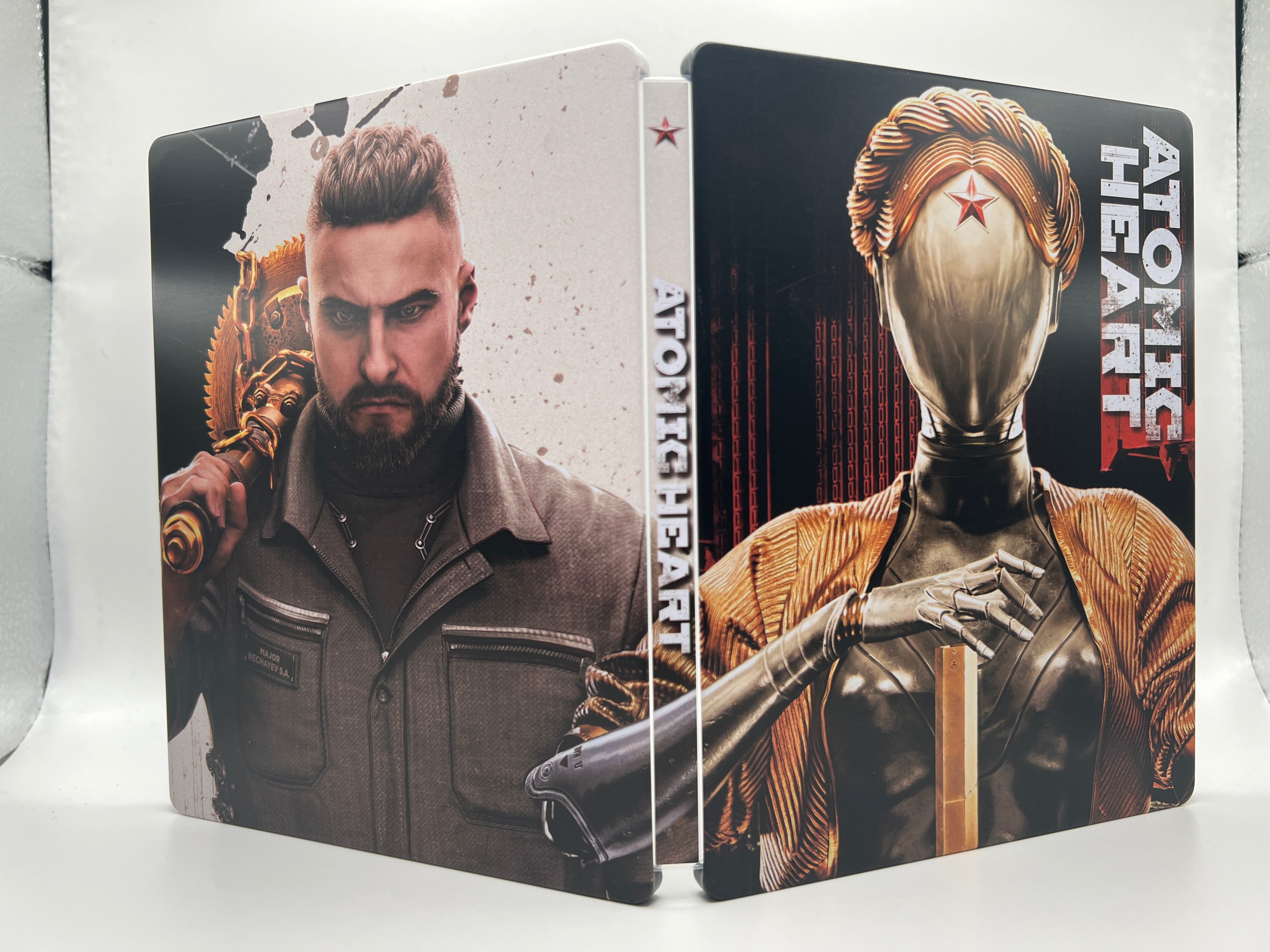 Atomic Heart Custom Made Steelbook Case For (Sony PlayStation 5, Sony PlayStation 4, Xbox) New