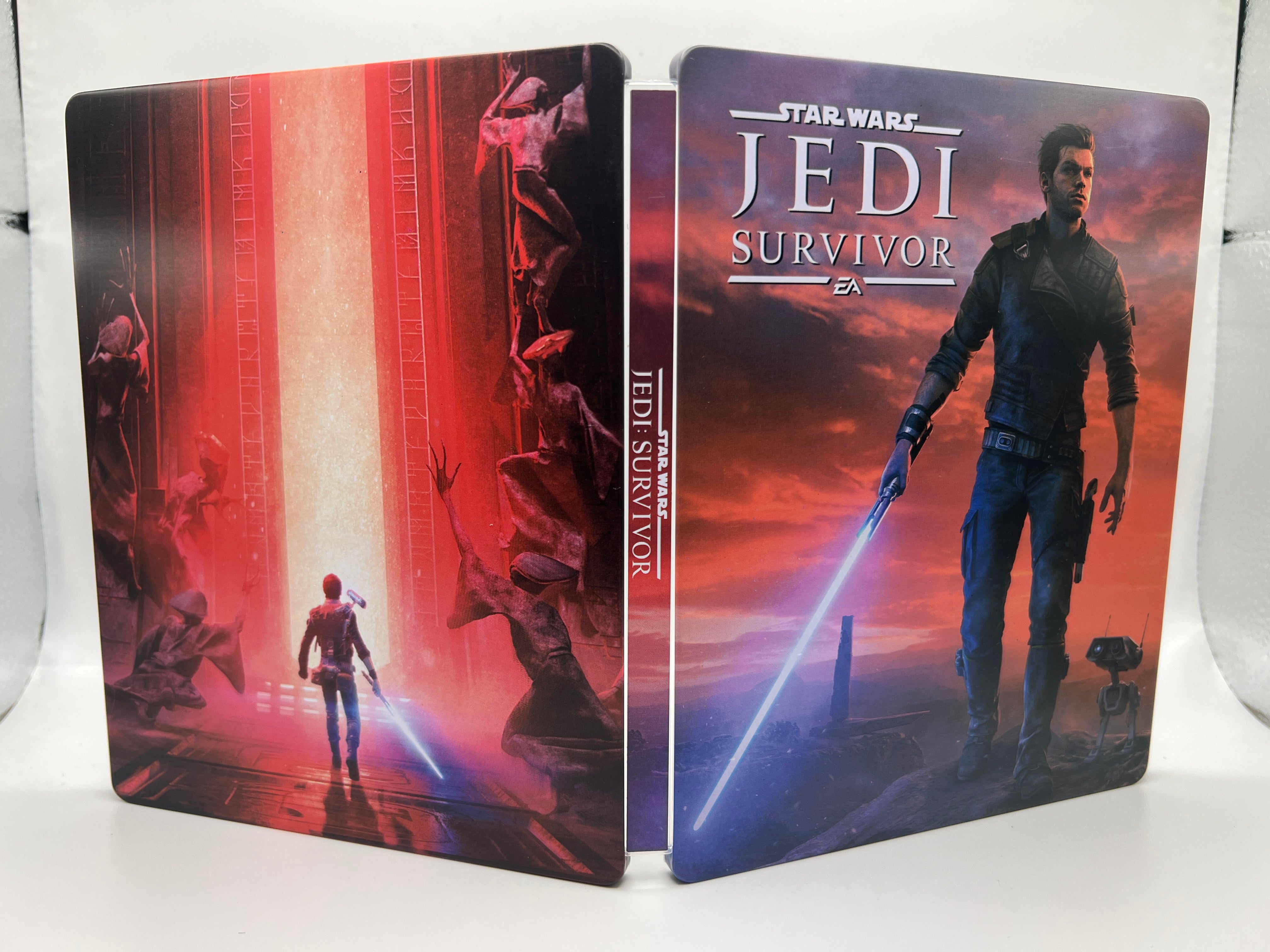 Star Wars Jedi Survivor Custom Made Steelbook Case For (Sony PlayStation 5, Sony PlayStation 4, Xbox) New