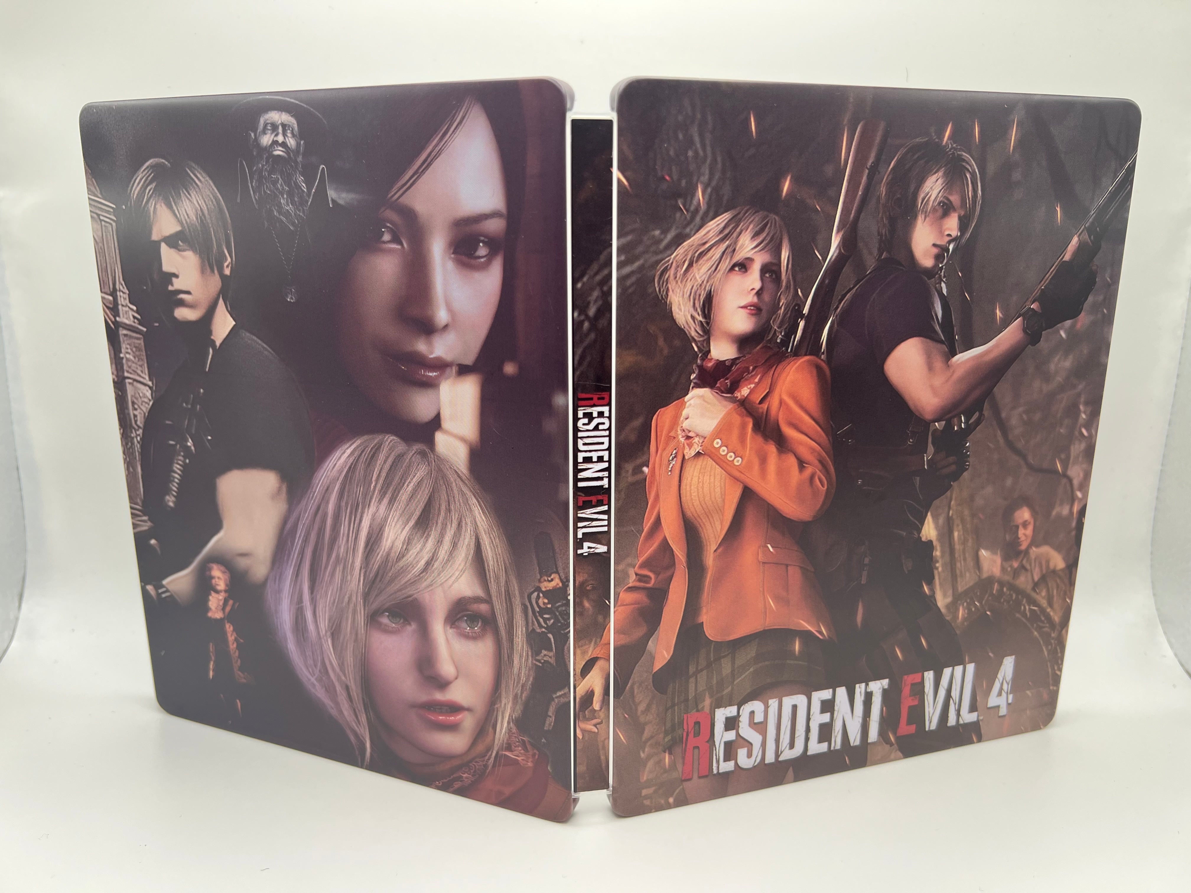 Resident Evil 4 Custom Made Steelbook Case For (Sony PlayStation 5, Sony PlayStation 4, Xbox) New