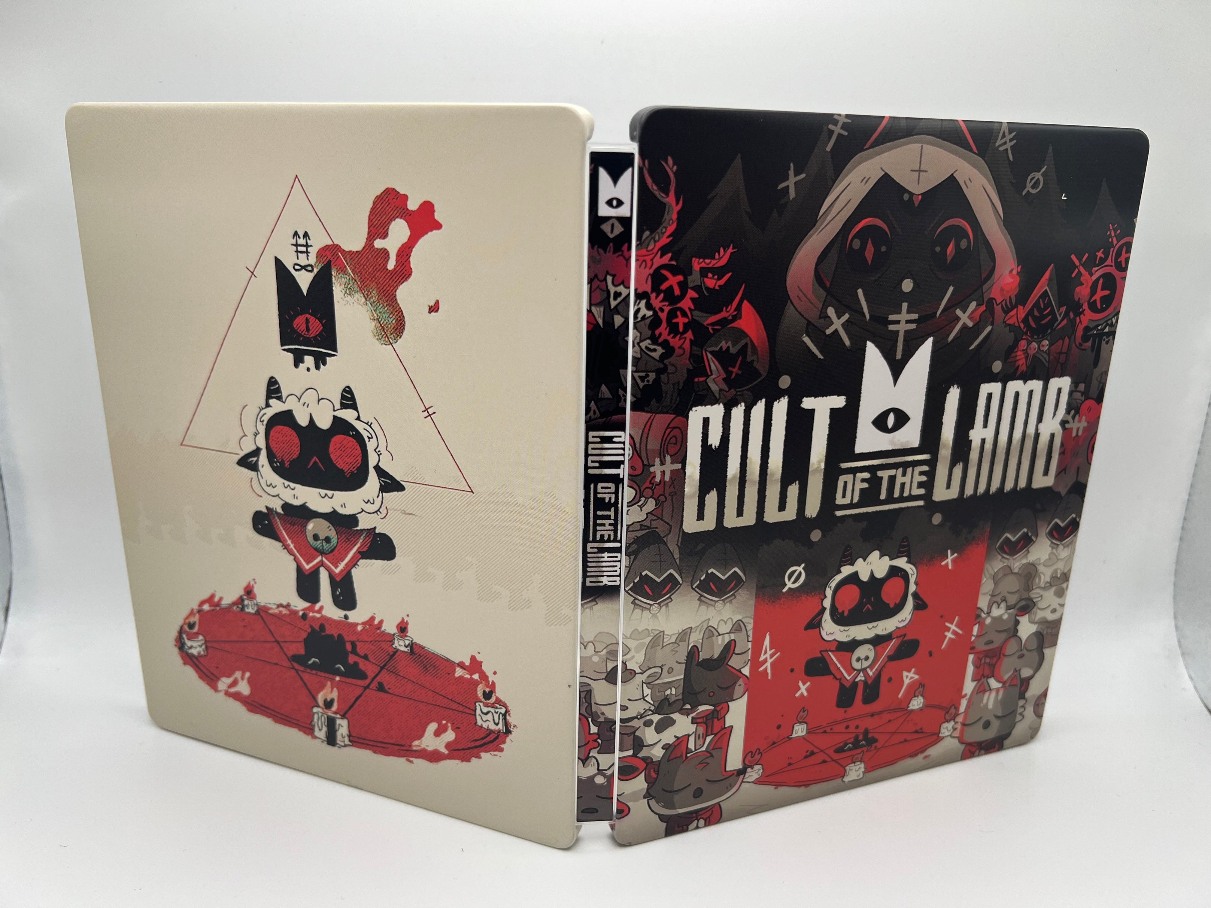 Cult of the Lamb Custom Made Steelbook Case For (Sony PlayStation 5, Sony PlayStation 4, Xbox) New