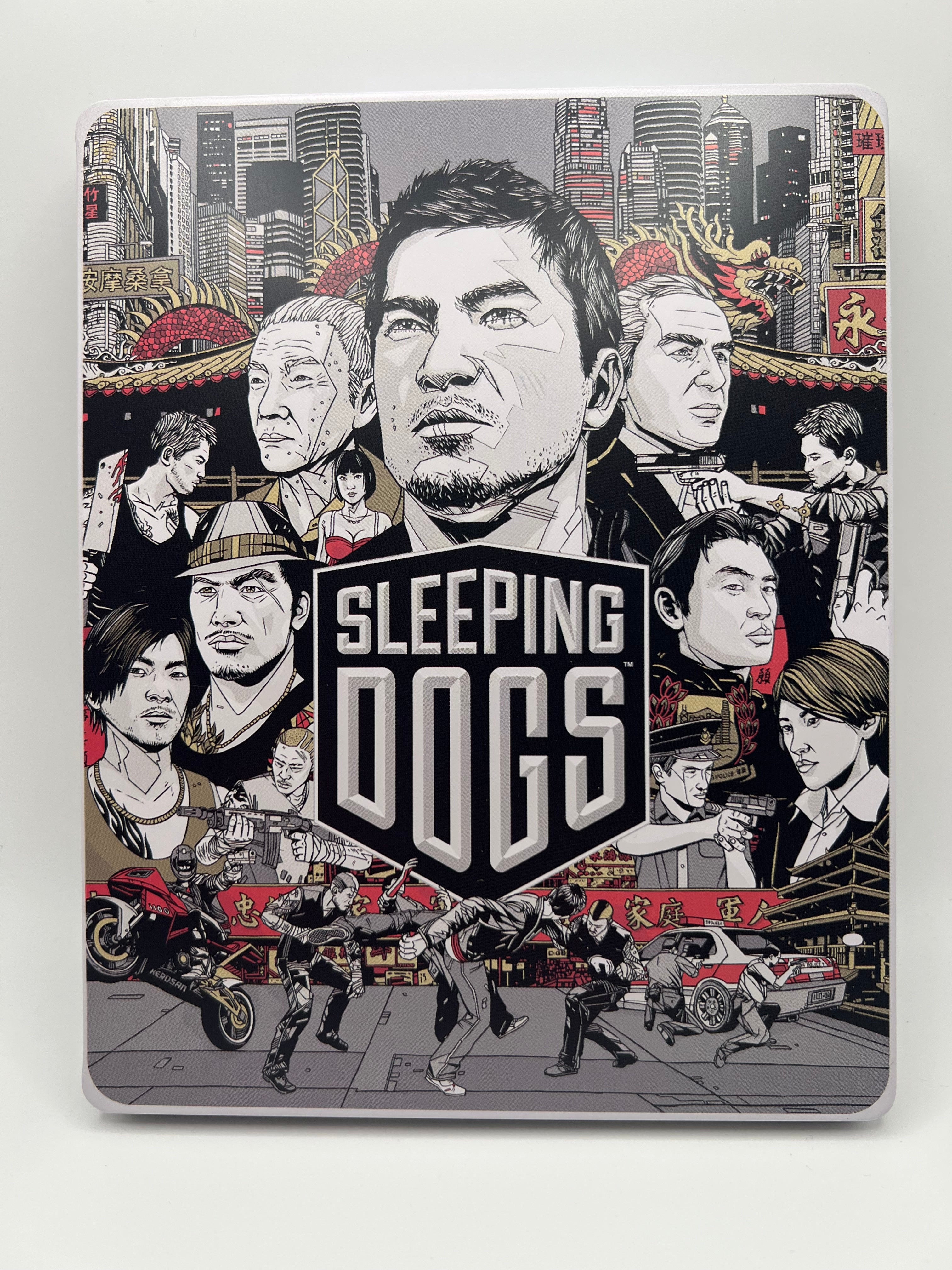 Sleeping Dogs Custom Made Steelbook Case For (Sony PlayStation 5, Sony PlayStation 4, Xbox) New