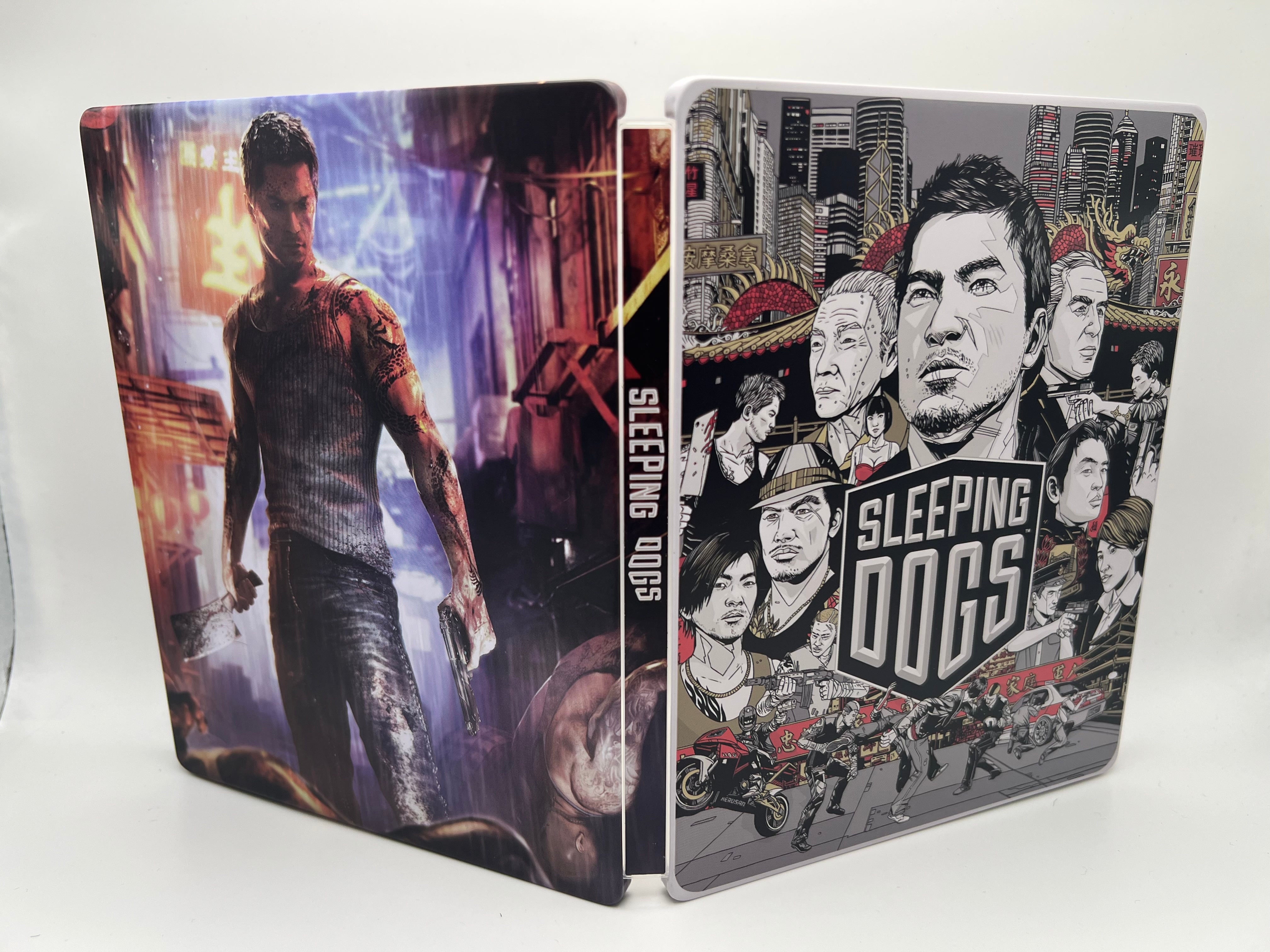 Sleeping Dogs Custom Made Steelbook Case For (Sony PlayStation 5, Sony PlayStation 4, Xbox) New