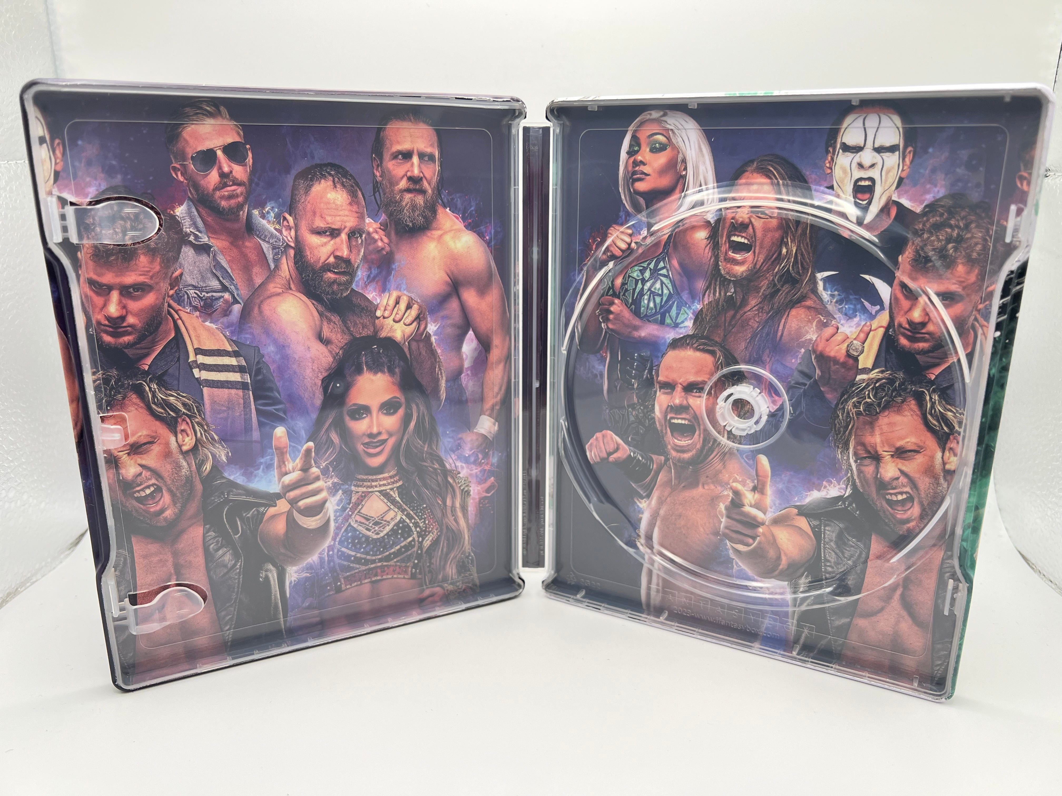 AEW Fight Forever Custom Made Steelbook Case For (Sony PlayStation 5, Sony PlayStation 4, Xbox) New