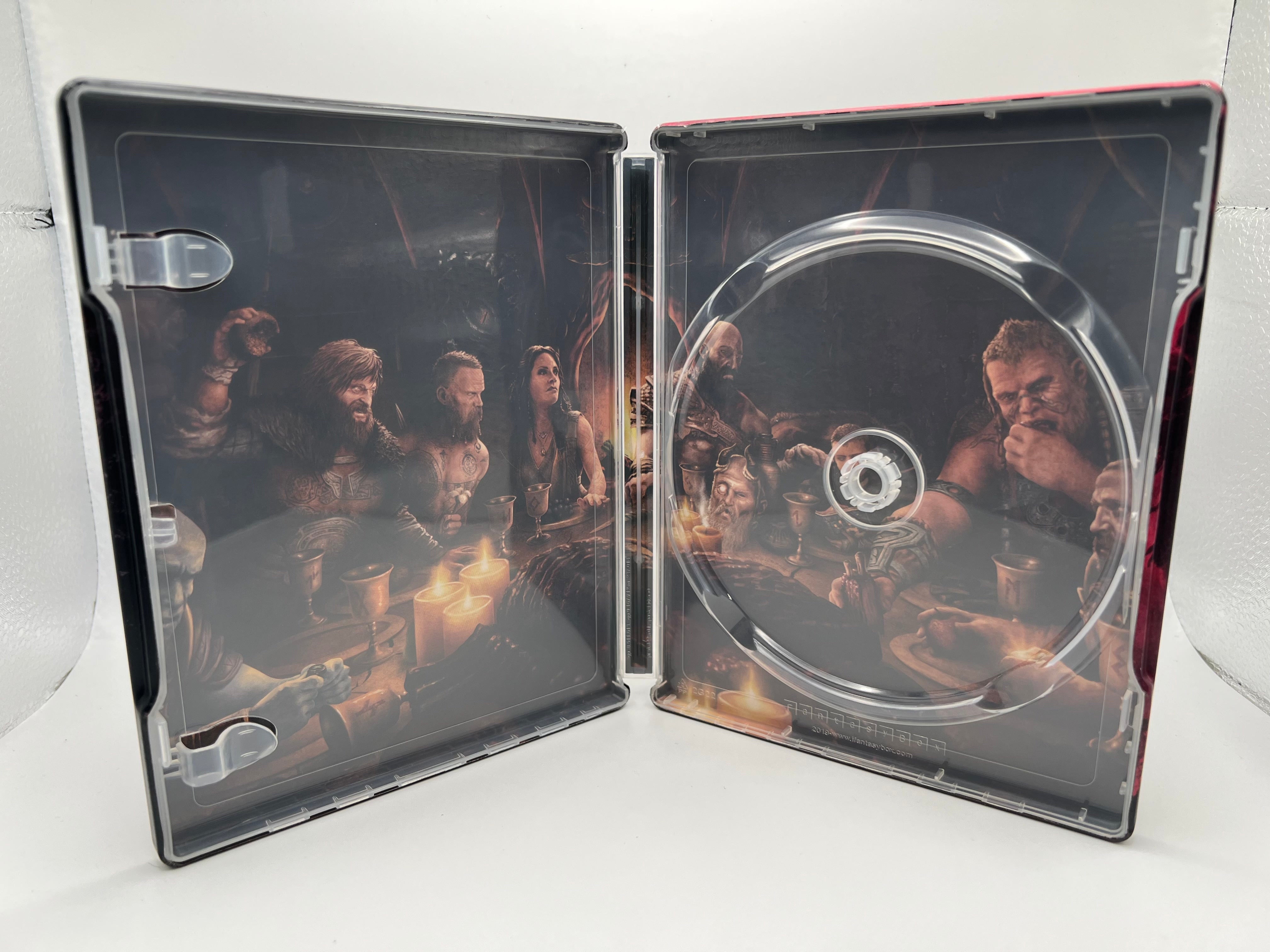 God of War (2018) Custom made Steelbook Case only for (Sony PlayStation 5, Sony PlayStation 4) New