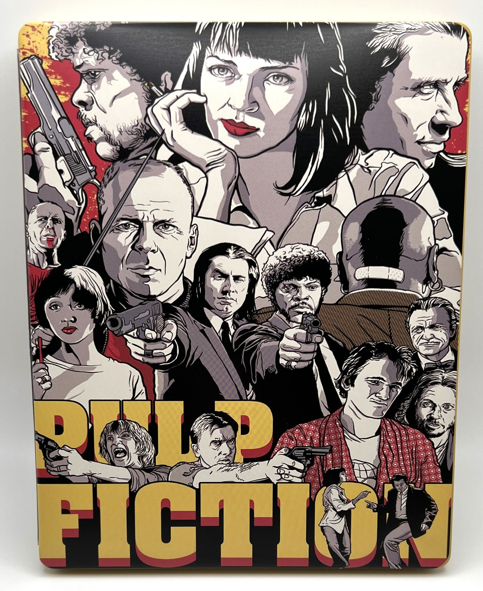 Pulp Fiction Custom Made Steelbook Case only for (Movie) New