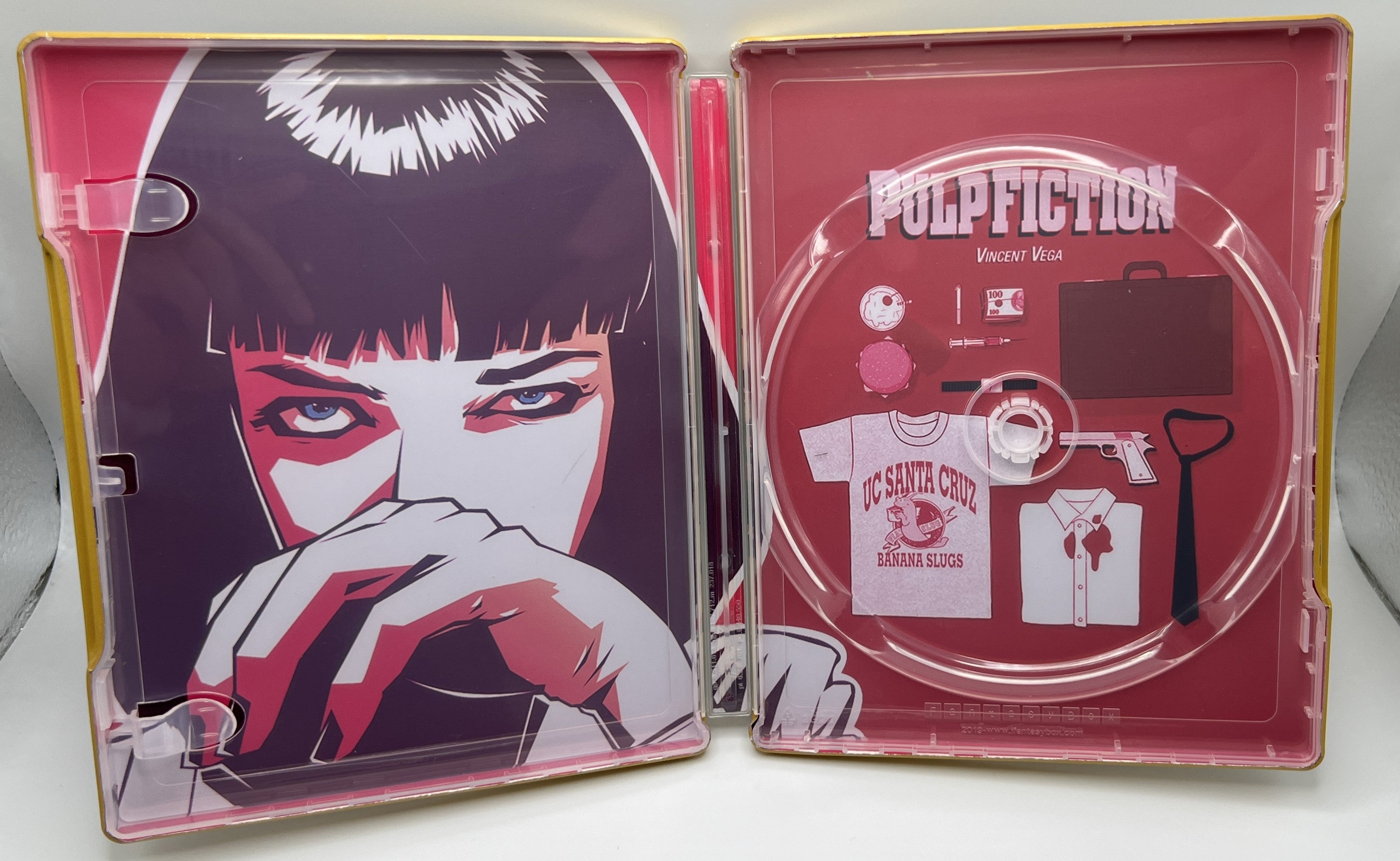 Pulp Fiction Custom Made Steelbook Case only for (Movie) New