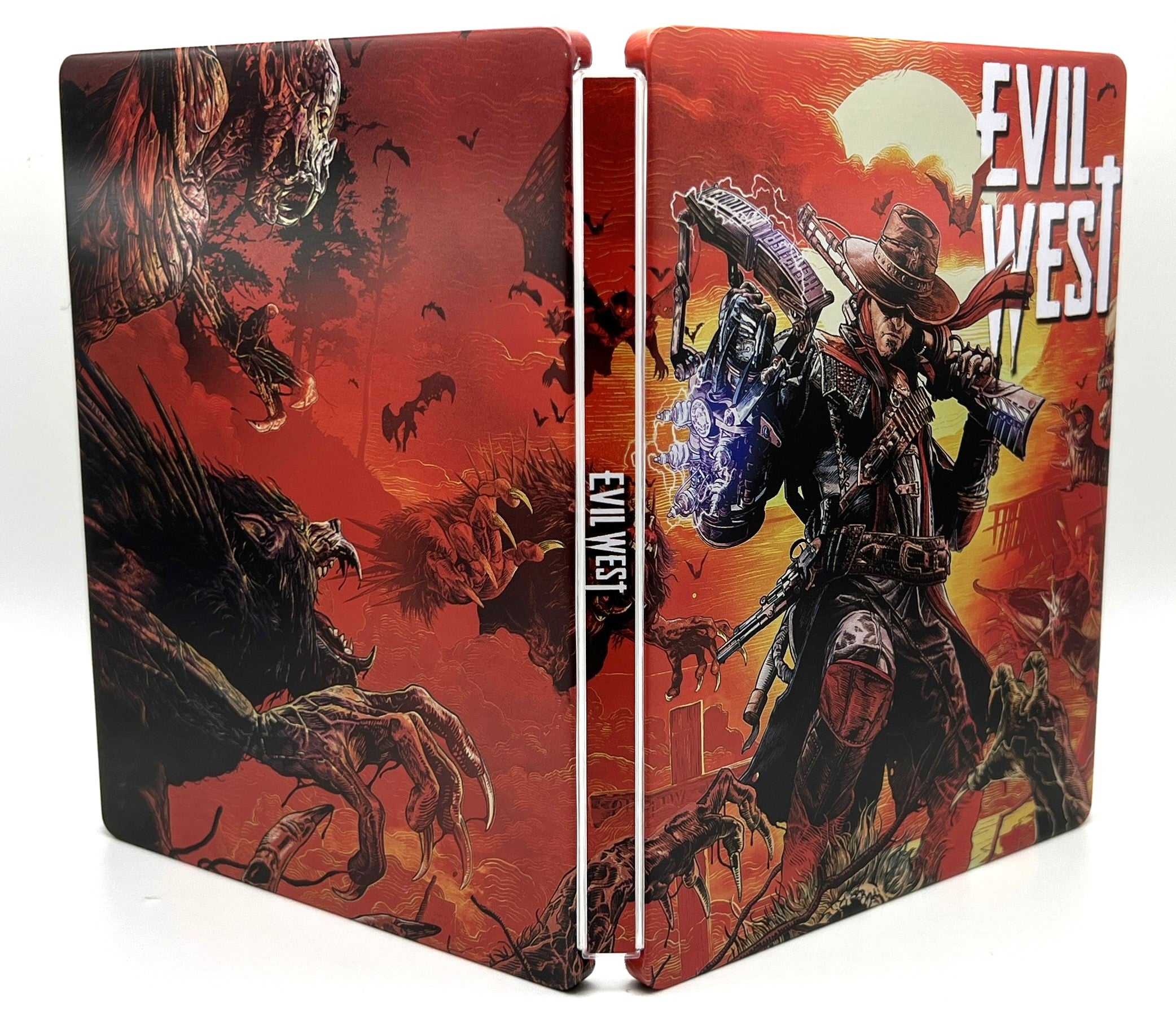 Evil West Custom made Steelbook Case only for (Sony PlayStation 5, Sony PlayStation 4, Xbox) New