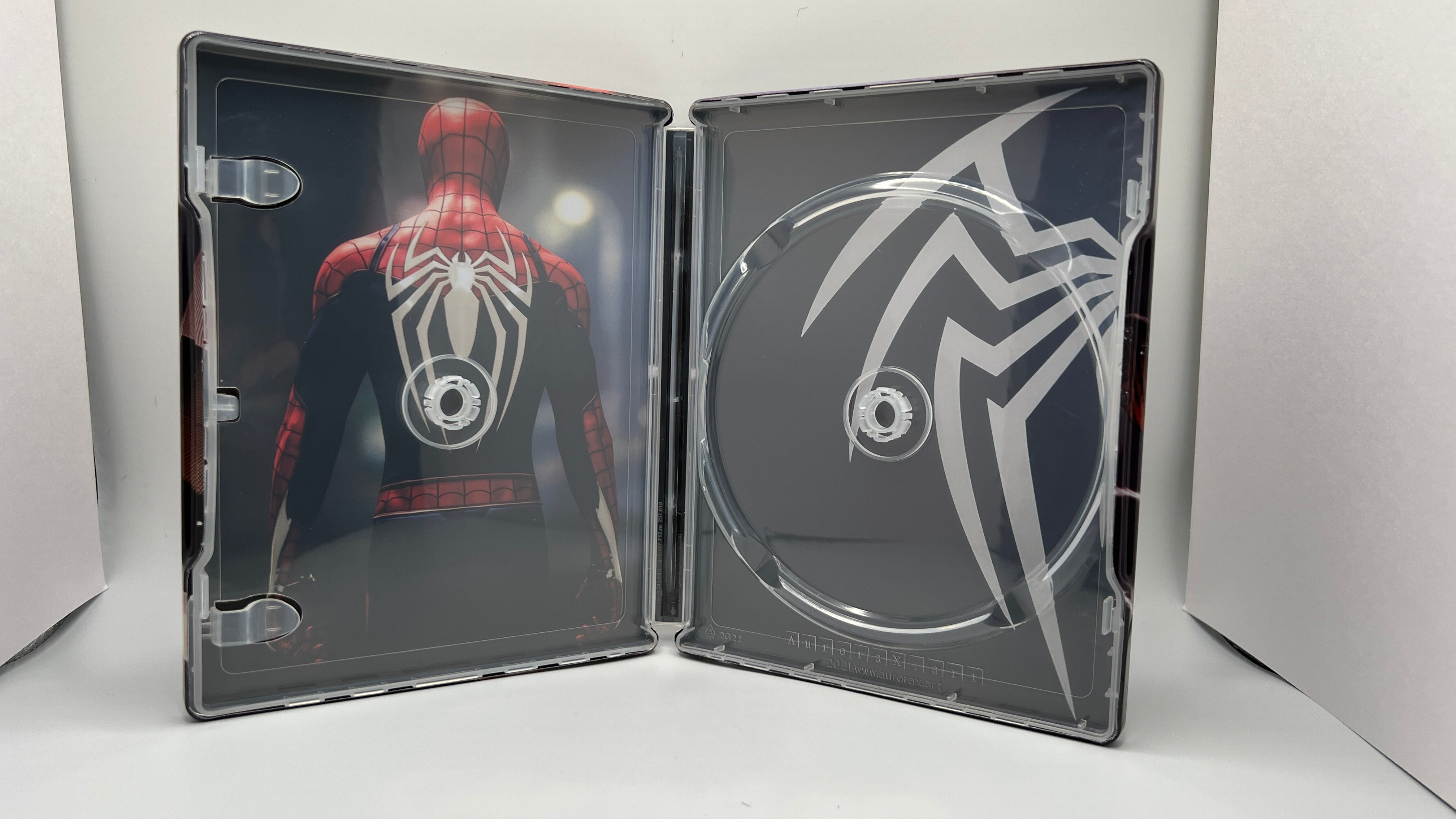 Spiderman Remastered Custom Made Steelbook Case For (Sony PlayStation 5, Sony PlayStation 4, Xbox) New