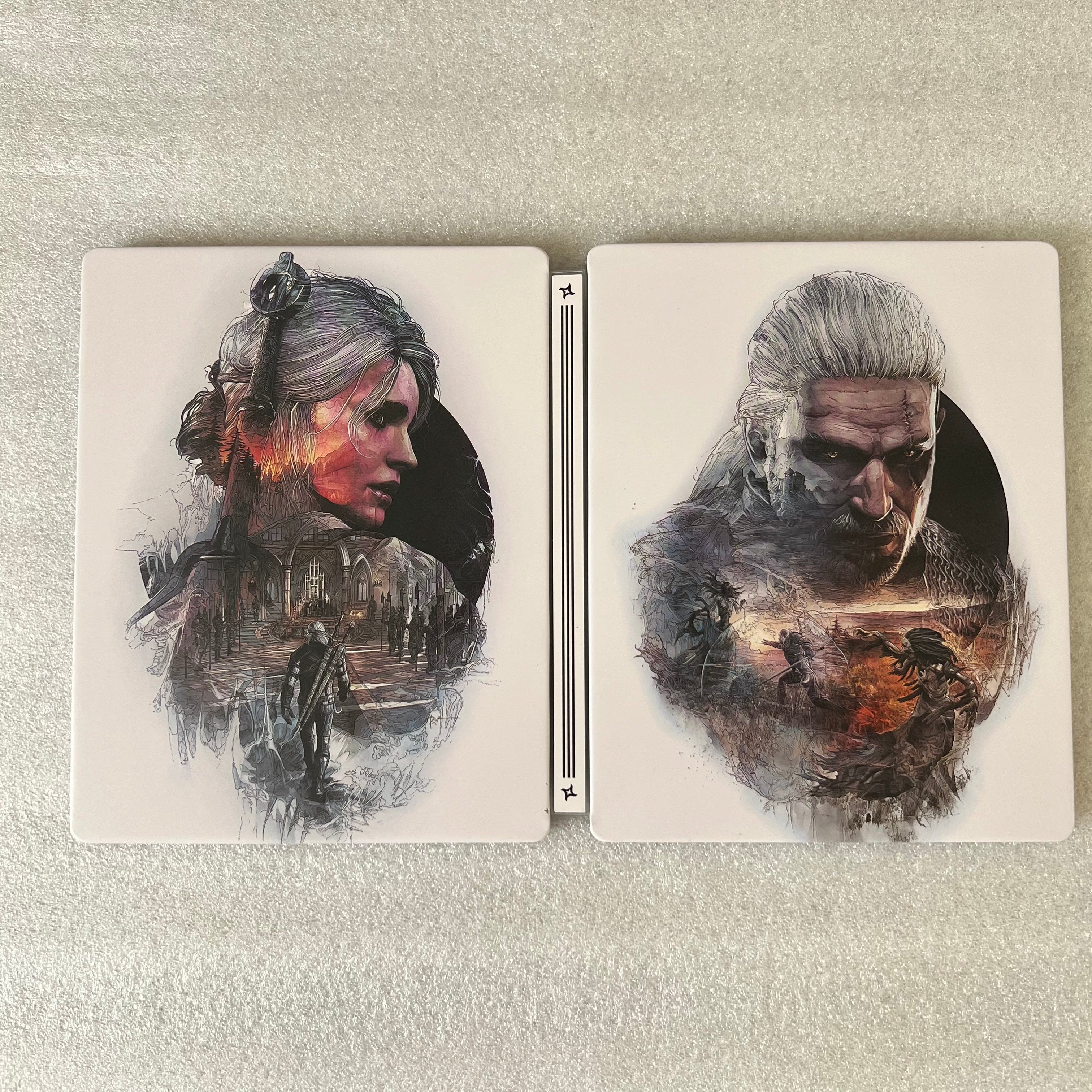 The Witcher 3 Custom Made Steelbook Case For (Sony PlayStation 5, Sony PlayStation 4, Xbox) New