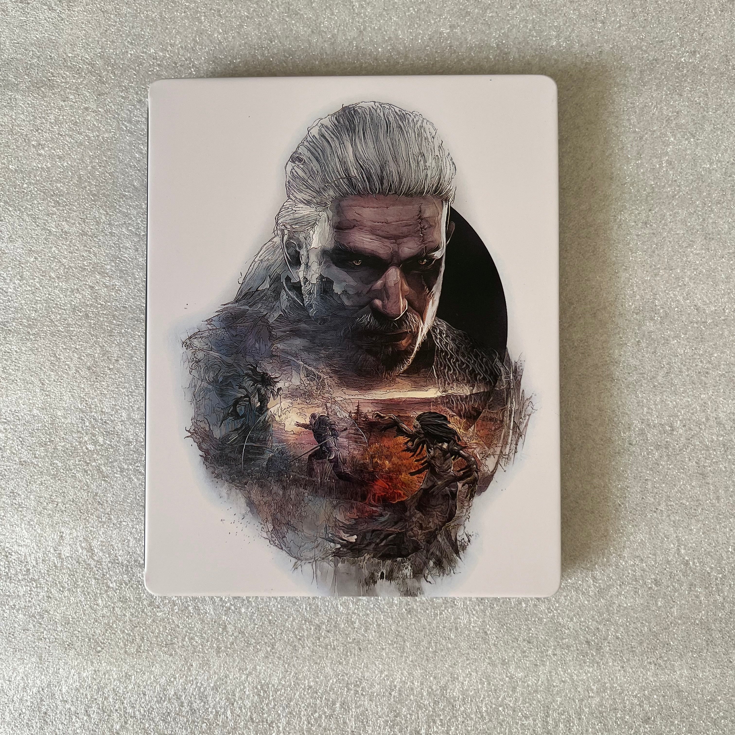 The Witcher 3 Custom Made Steelbook Case For (Sony PlayStation 5, Sony PlayStation 4, Xbox) New