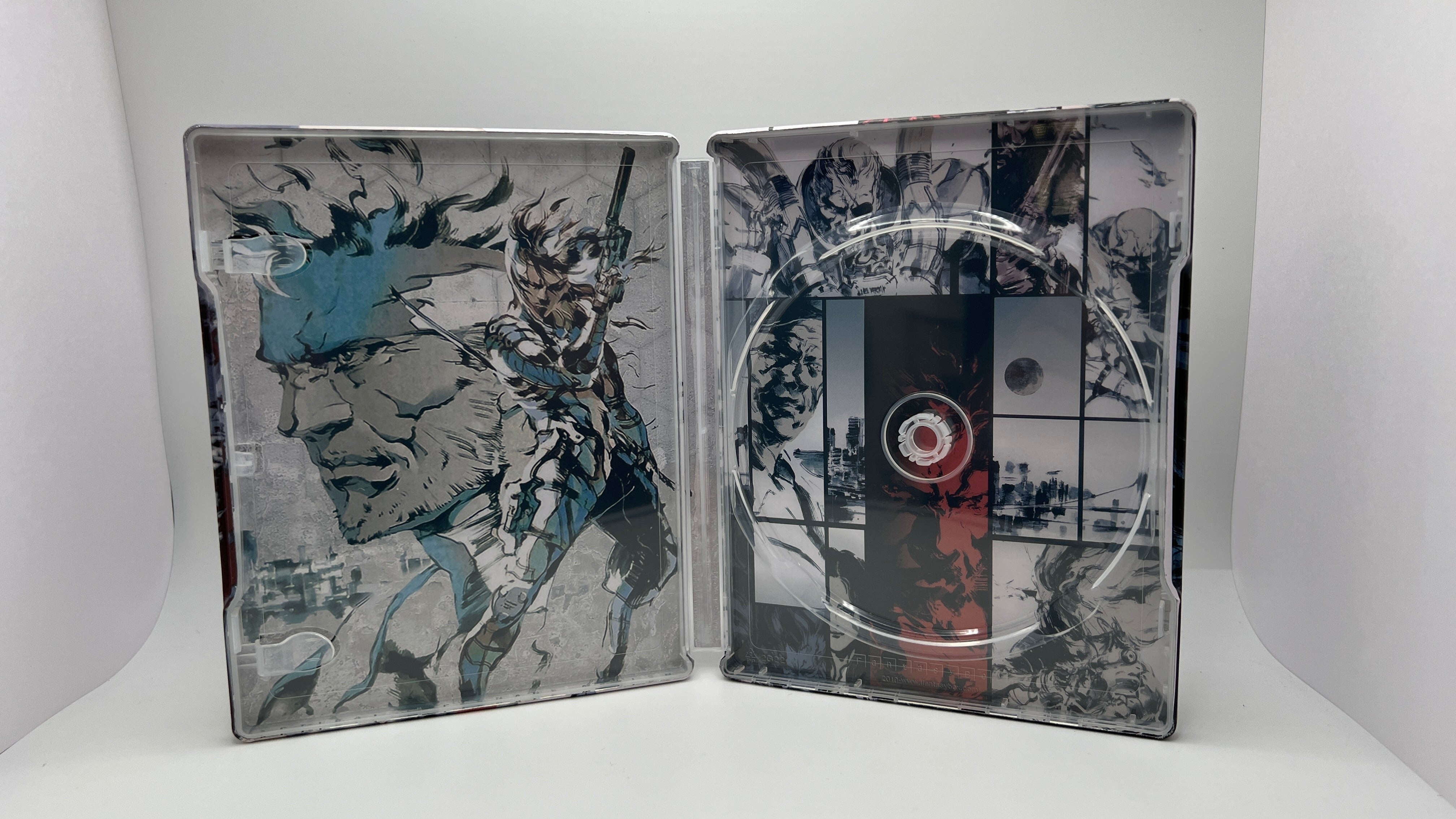 Metal Gear Solid 2 Sons of Liberty Custom Made Steelbook Case For (Sony PlayStation 5, Sony PlayStation 4, Xbox) New