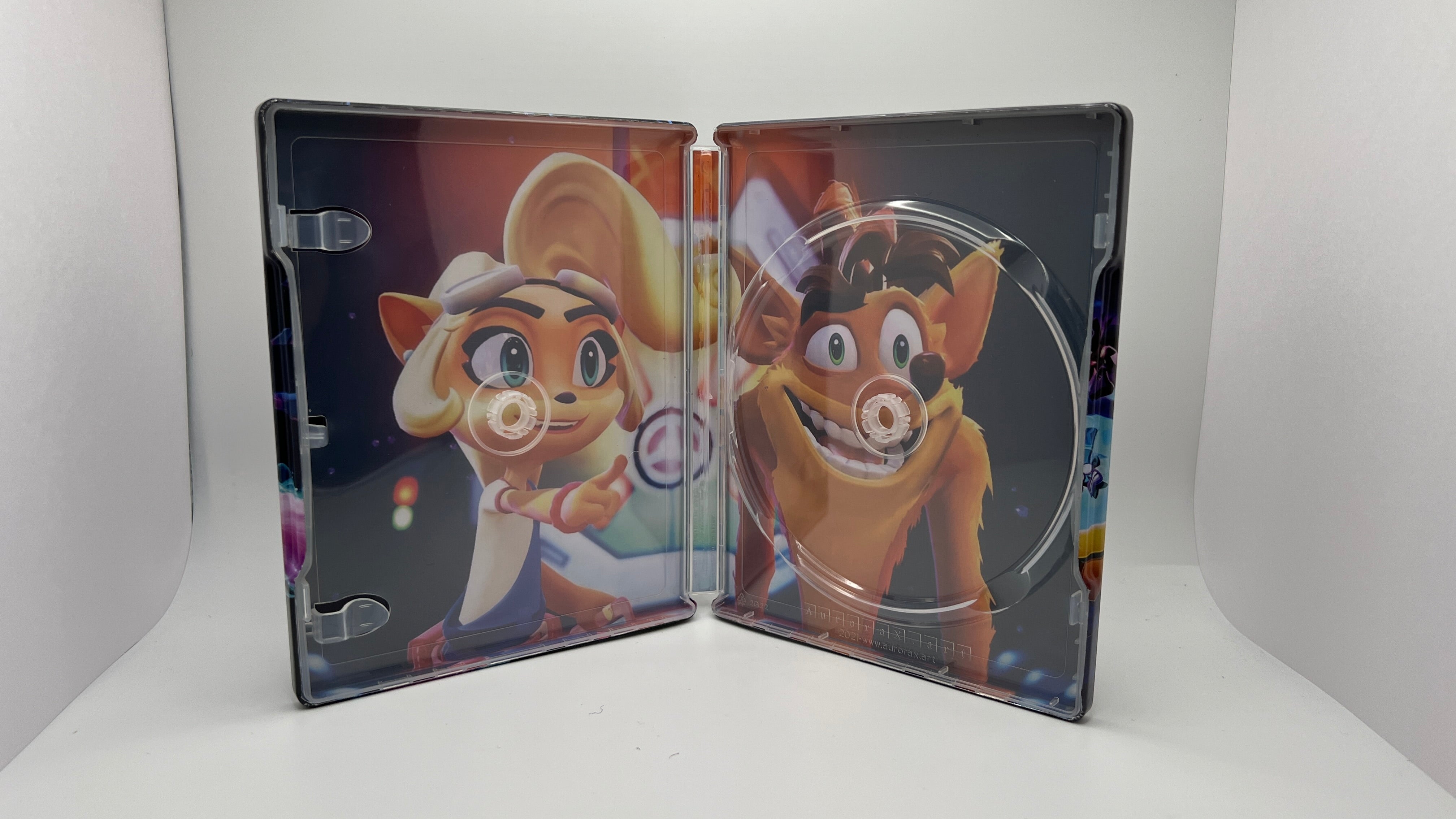 Crash Bandicoot 4 It's About Time Custom Made Steelbook Case For (Sony PlayStation 5, Sony PlayStation 4, Xbox) New