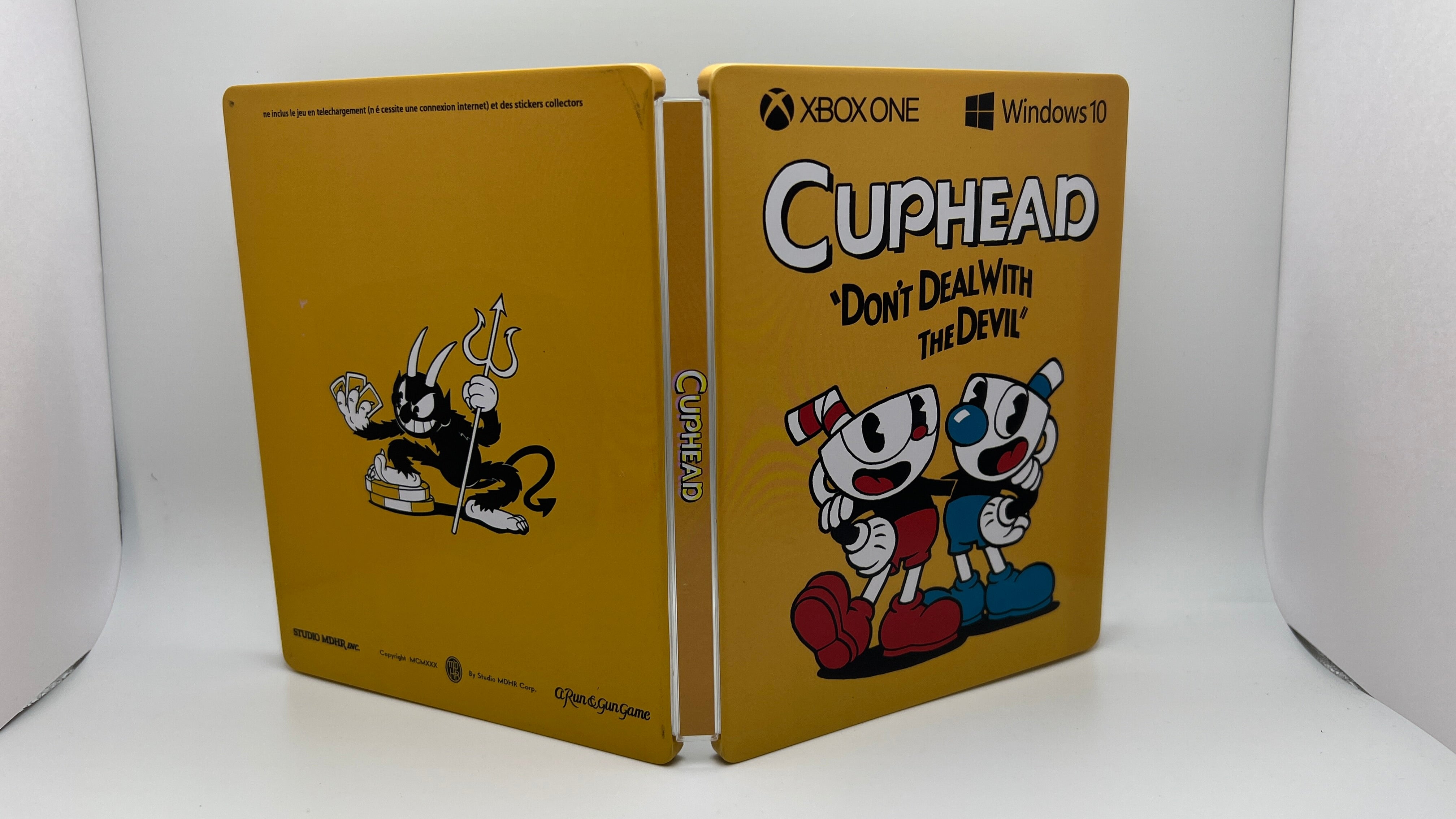 Cuphead Custom Made Steelbook Case For (Sony PlayStation 5, Sony PlayStation 4, Xbox) New