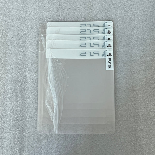 5x PS5 Protectors For G2 size Steelbook / Sony PlayStation 5 / Clear Plastic Cases / Covers / Sleeves