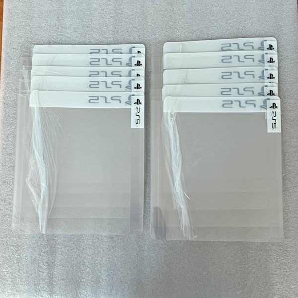 10x PS5 Protectors For G2 size Steelbook / Sony PlayStation 5 / Clear Plastic Cases / Covers / Sleeves