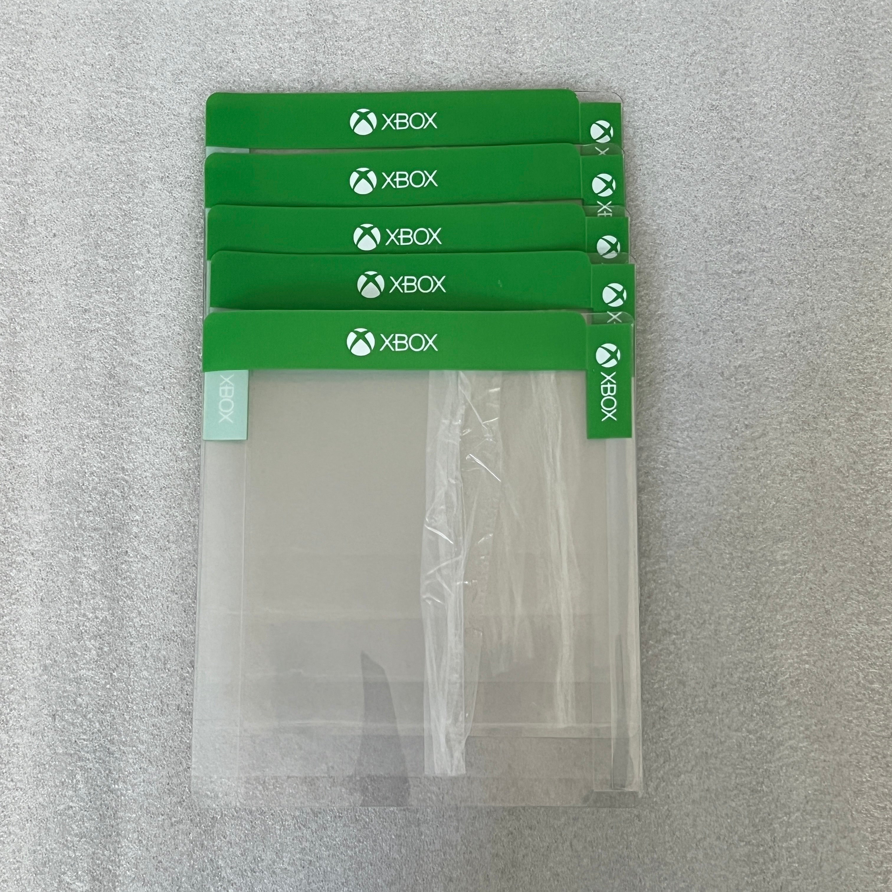 5x xBox Protectors For G2 size Steelbook / Xbox / Clear Plastic Cases / Covers / Sleeves