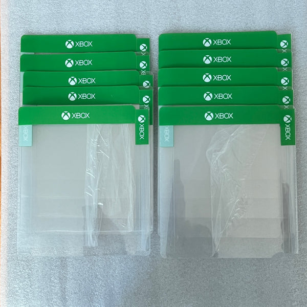 10x xBox Protectors For G2 size Steelbook / Xbox / Clear Plastic Cases / Covers / Sleeves