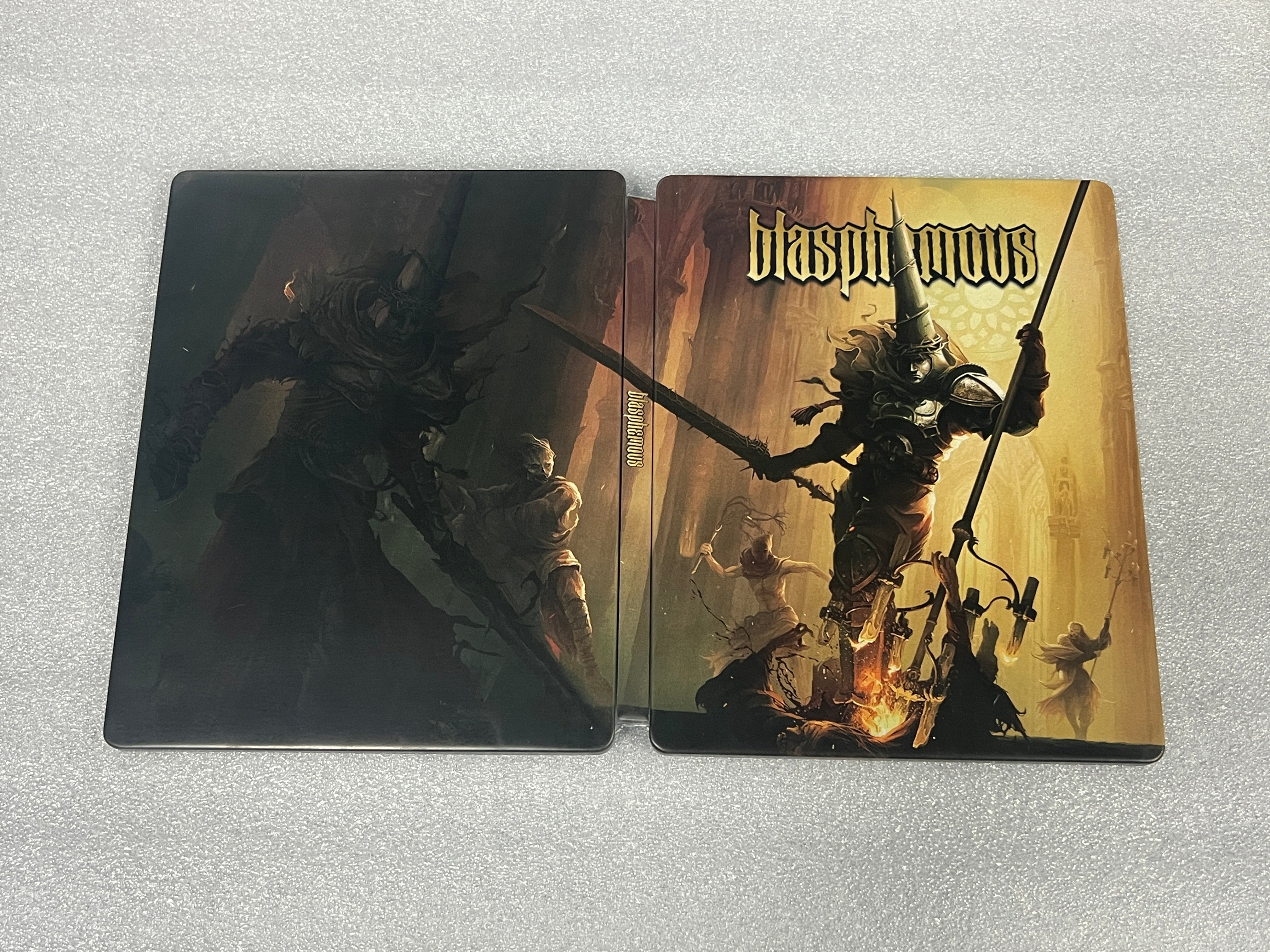 Blasphemous Custom Made Steelbook Case For (Sony PlayStation 5, Sony PlayStation 4, Xbox) New