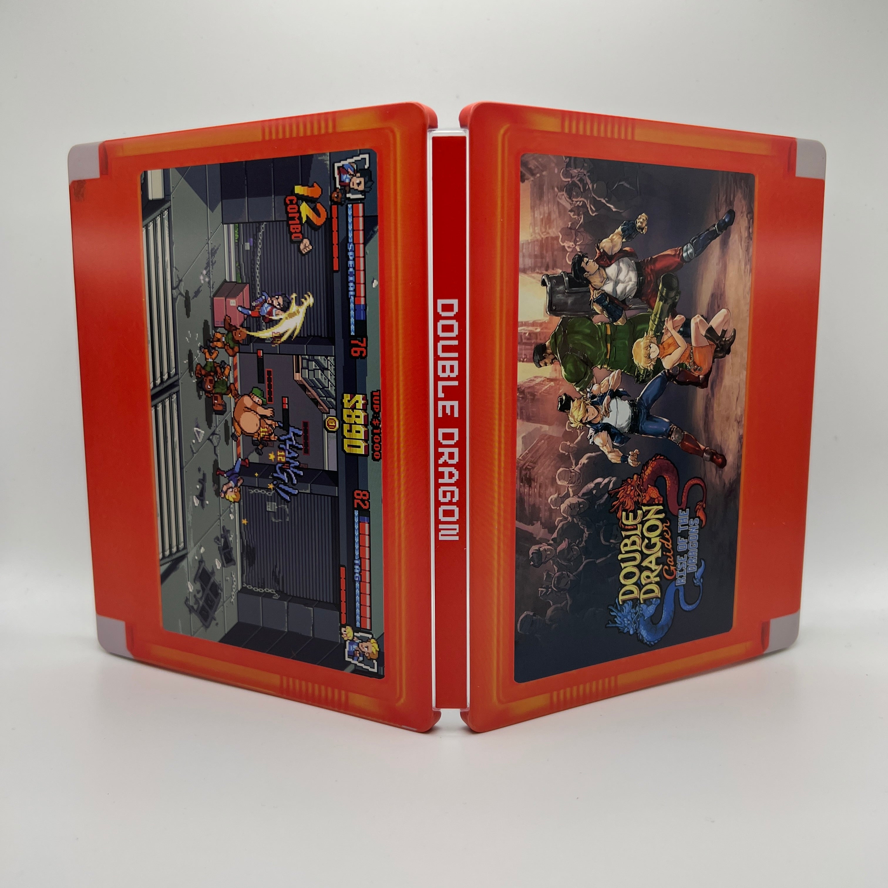 Double Dragon Gaiden Rise of The Dragons Custom Made Steelbook Case For (Sony PlayStation 5, Sony PlayStation 4, Xbox) New