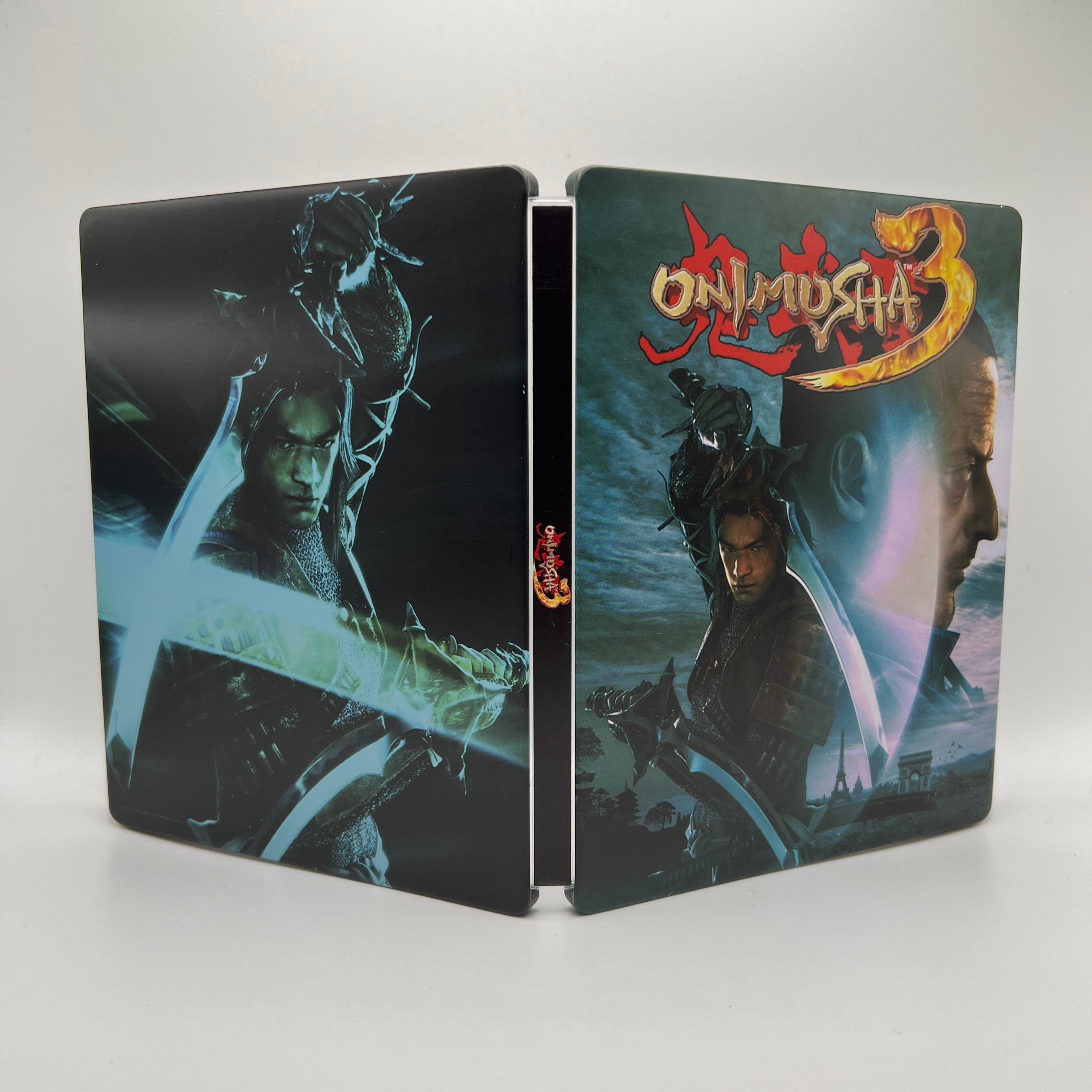 Onimusha 3 Custom Made Steelbook Case For (Sony PlayStation 5, Sony PlayStation 4, Xbox) New