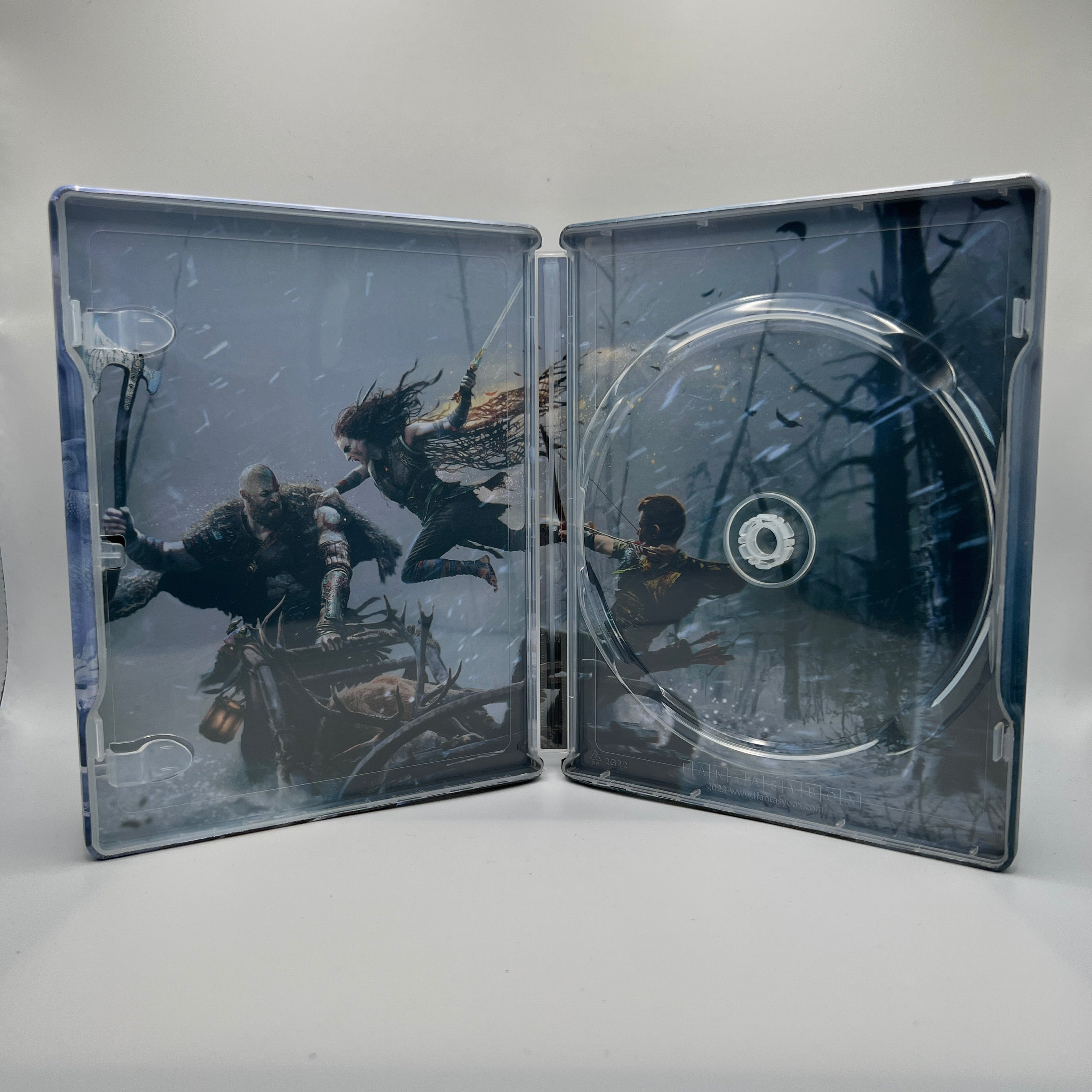 God of War Ragnarok Custom made Steelbook Case only for (Sony PlayStation 5, Sony PlayStation 4, Xbox) New