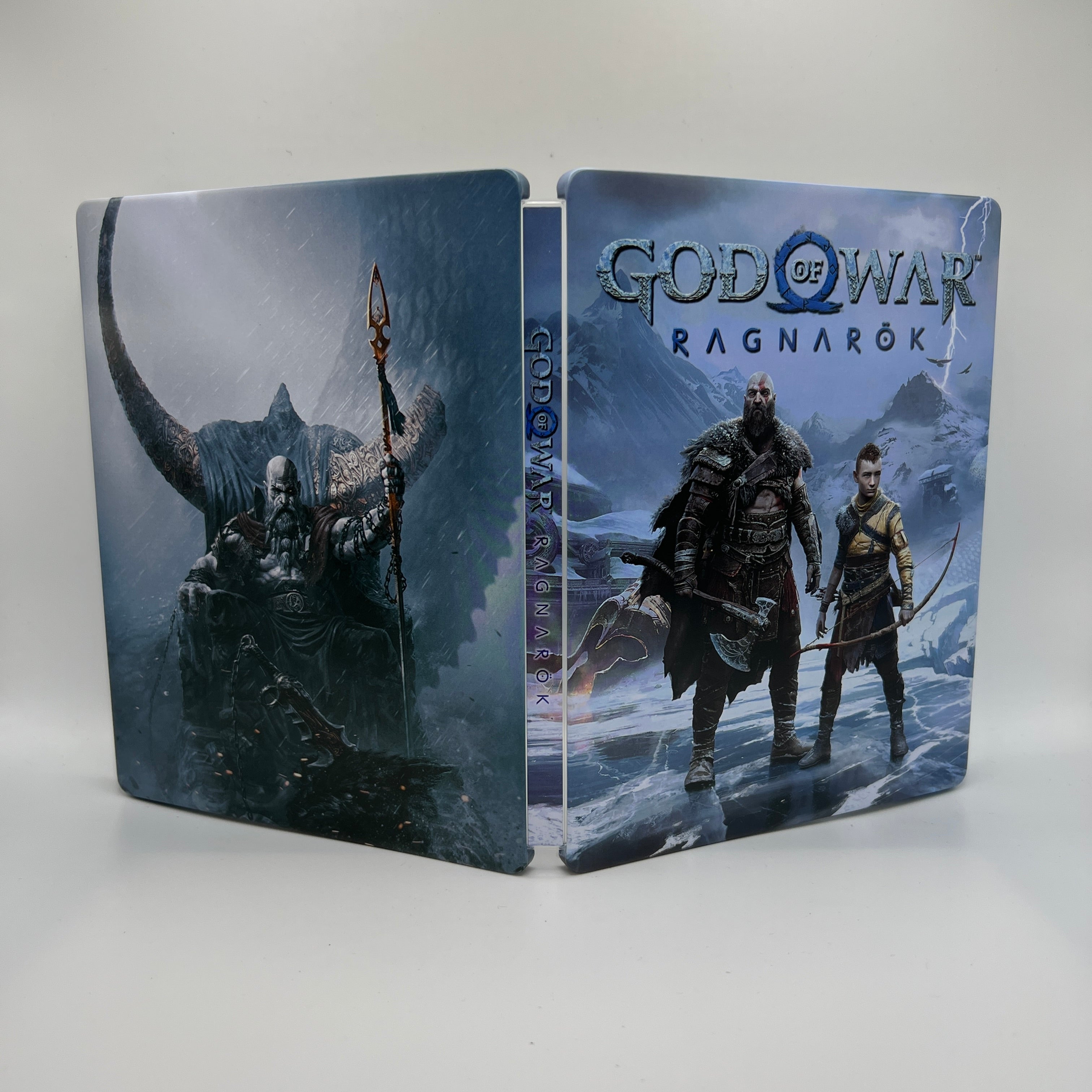 God of War Ragnarok Custom made Steelbook Case only for (Sony PlayStation 5, Sony PlayStation 4, Xbox) New