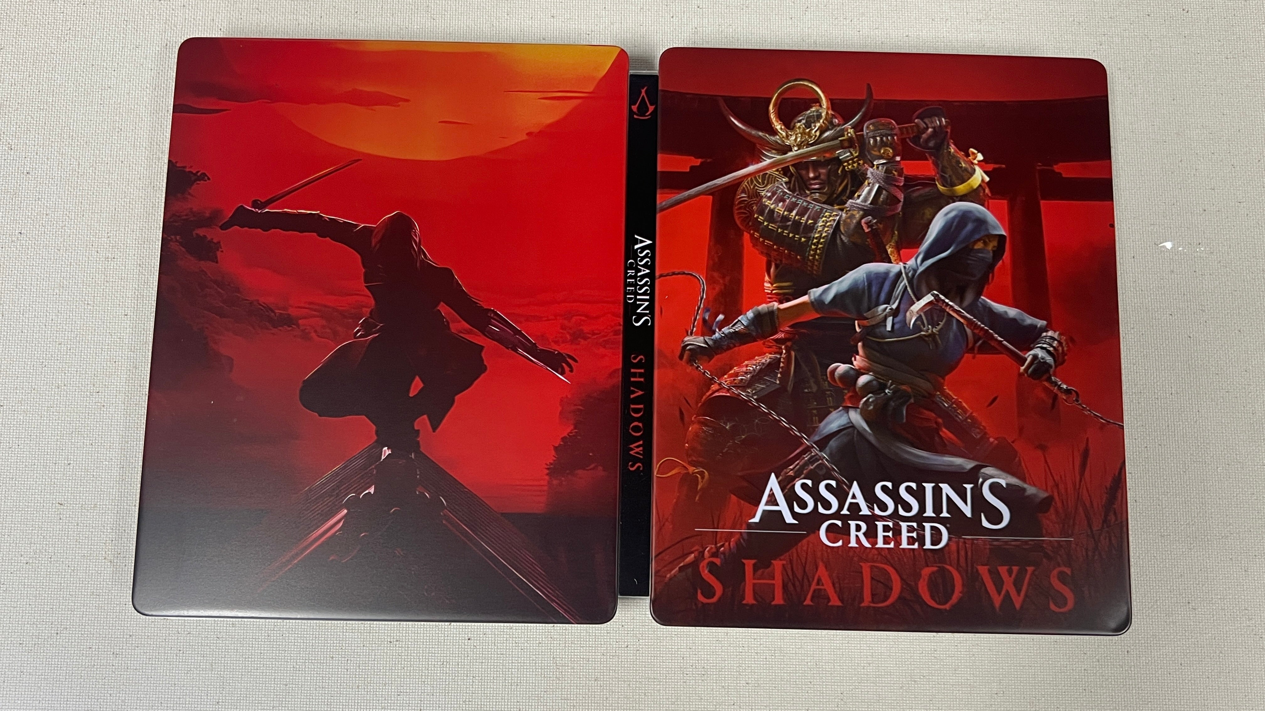 Assassin's Creed Shadows V1 Custom Made Steelbook Case For (Sony PlayStation 5, Sony PlayStation 4, Xbox) New