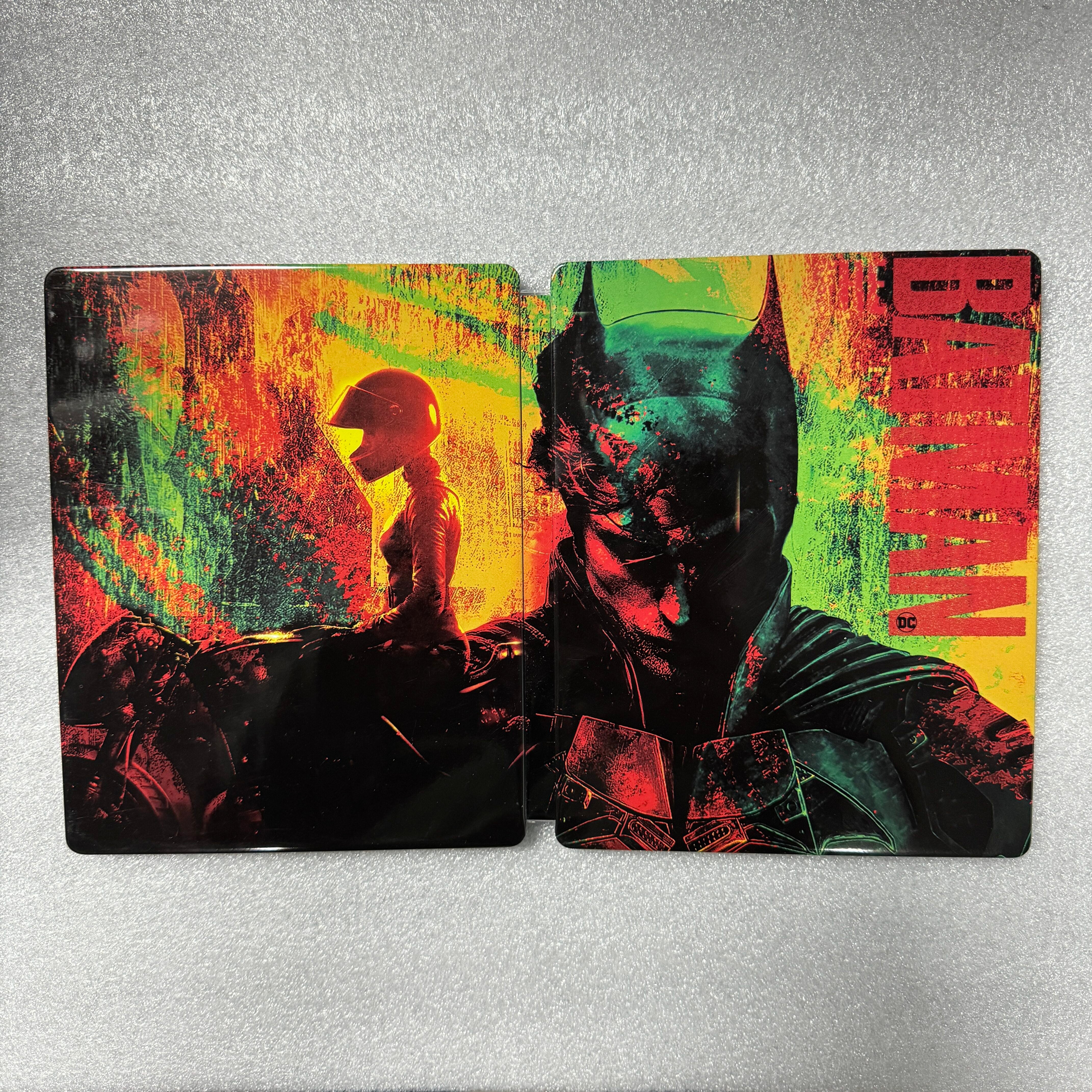 The Batman Custom Made Steelbook Case only for (Movie) New