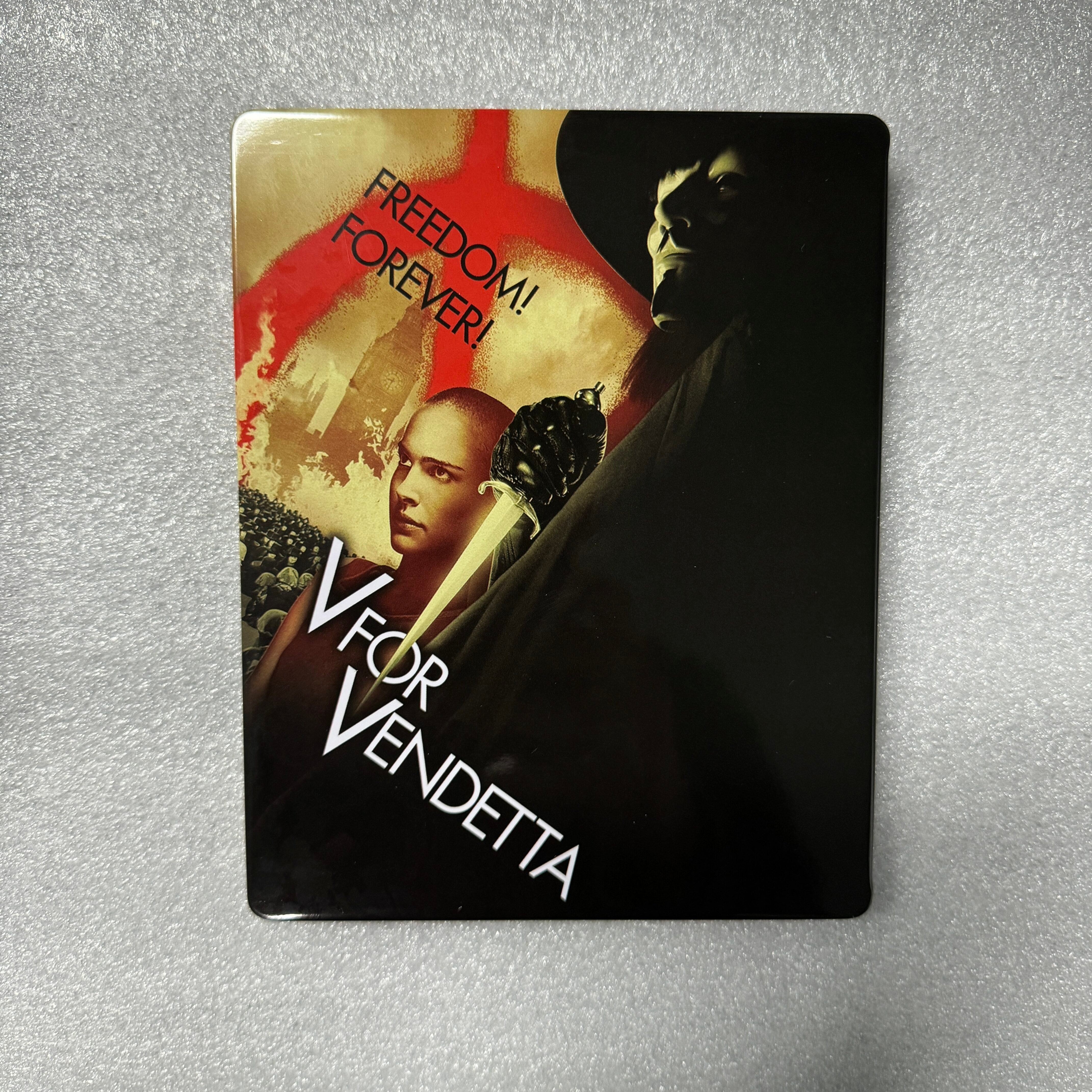 V For Vendetta Custom Made Steelbook Case only for (Movie) New