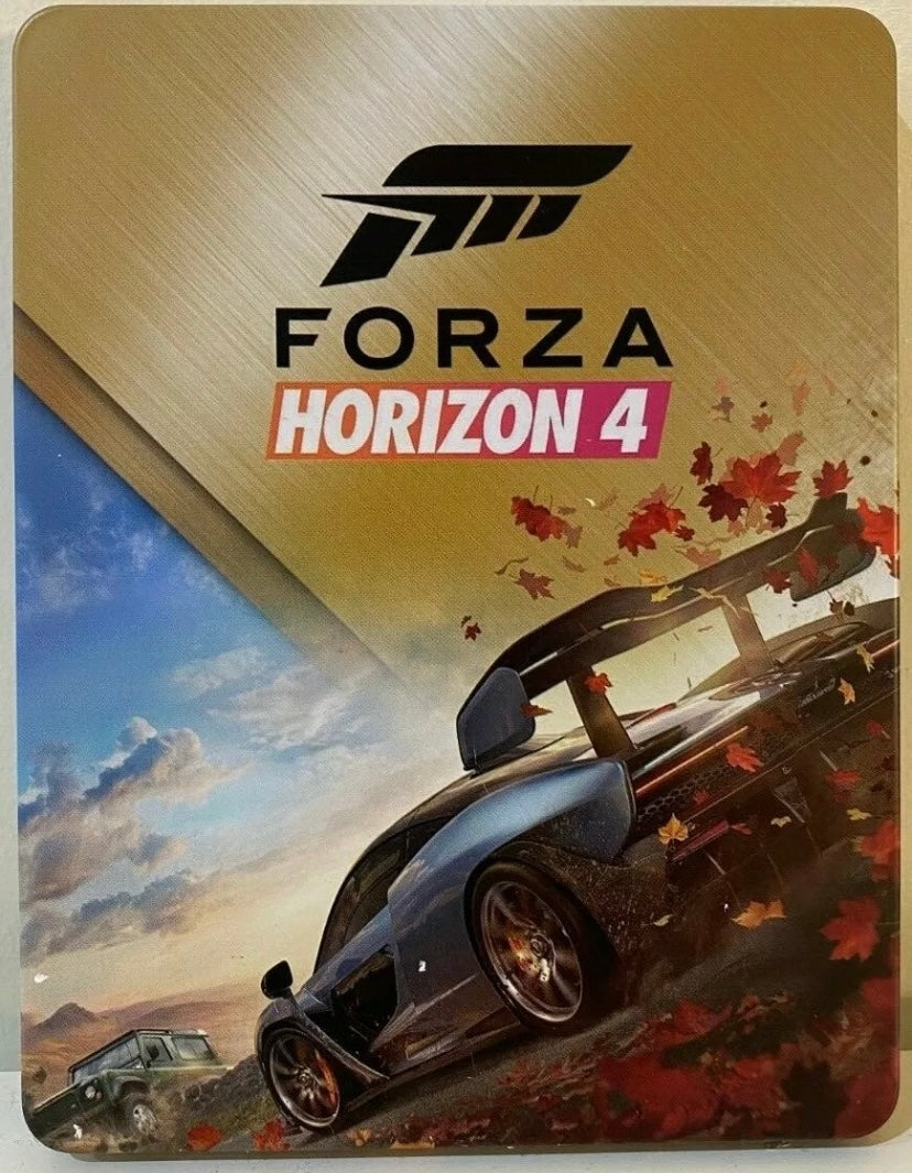 Forza Horizon 4 Custom made Steelbook/MetalPak Case only for (Sony PlayStation 5, Sony PlayStation 4, Xbox) New