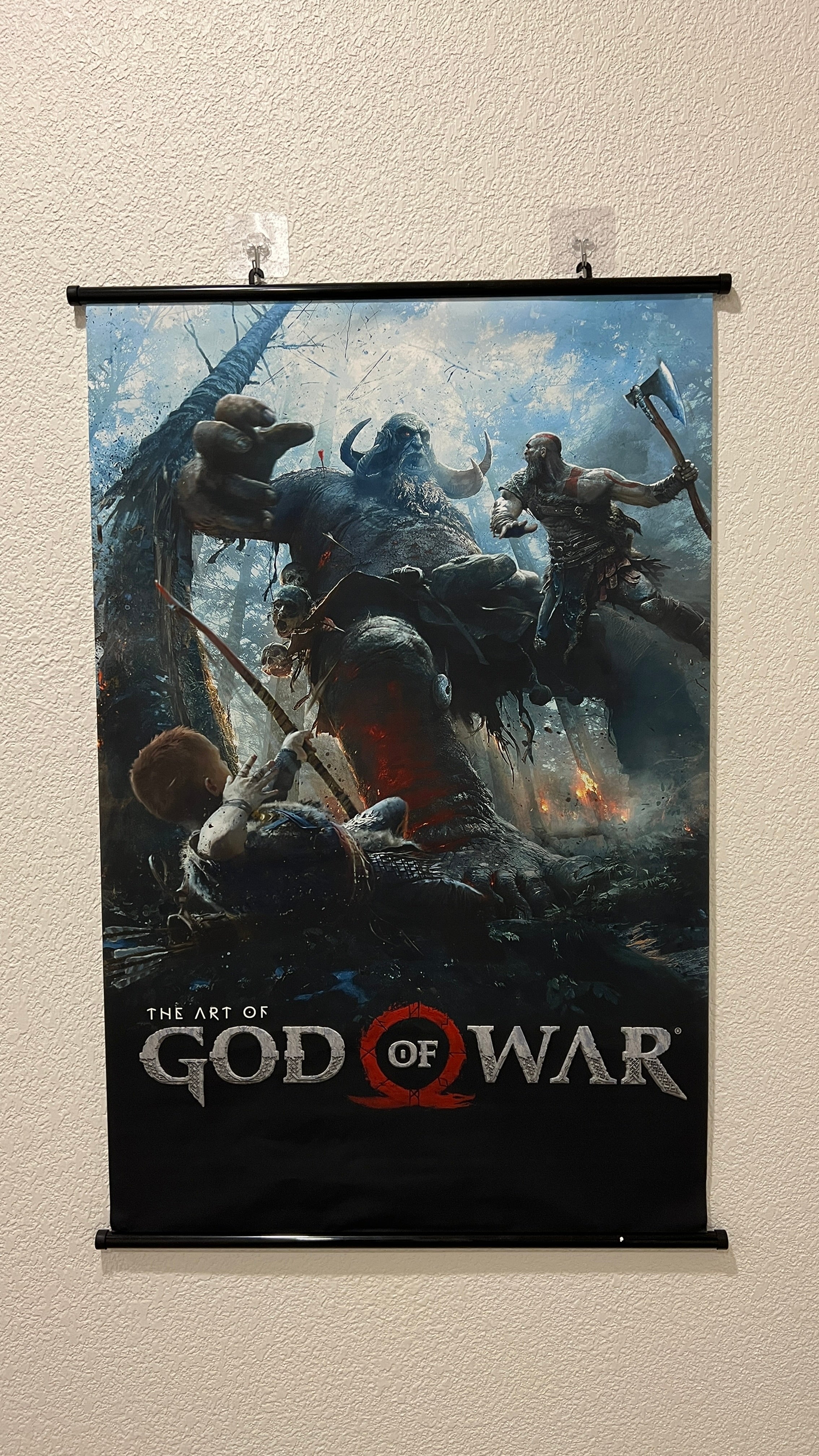 God of War Wall Scroll