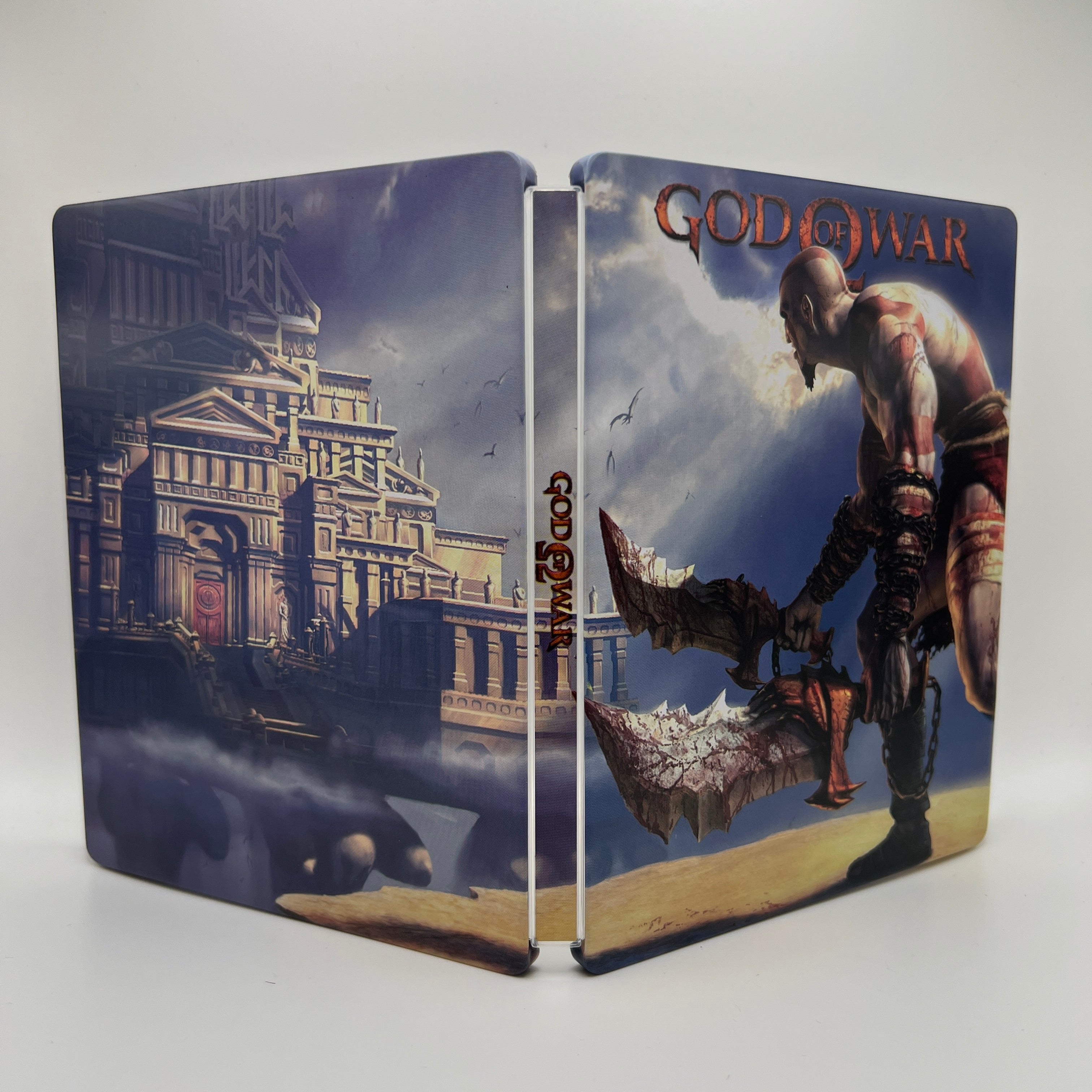 God of War I Custom made Steelbook Case only for (Sony PlayStation 5, Sony PlayStation 4, Xbox) New