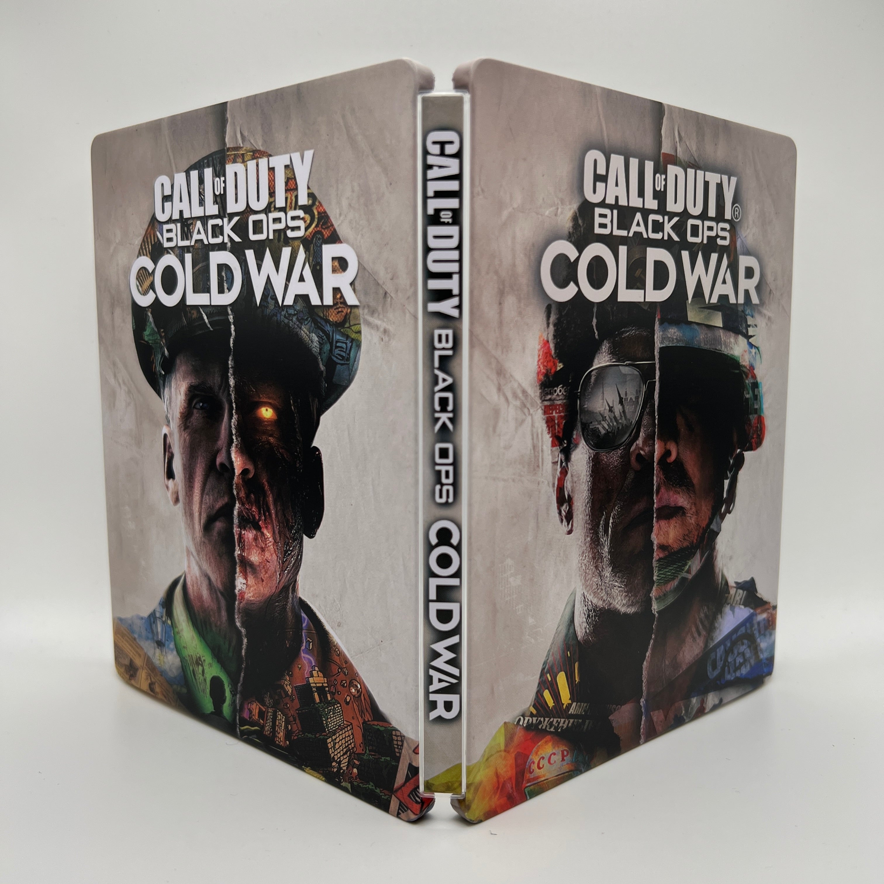 Call of Duty Black Ops Cold War Custom Made Steelbook Case For (Sony PlayStation 5, Sony PlayStation 4, Xbox) New