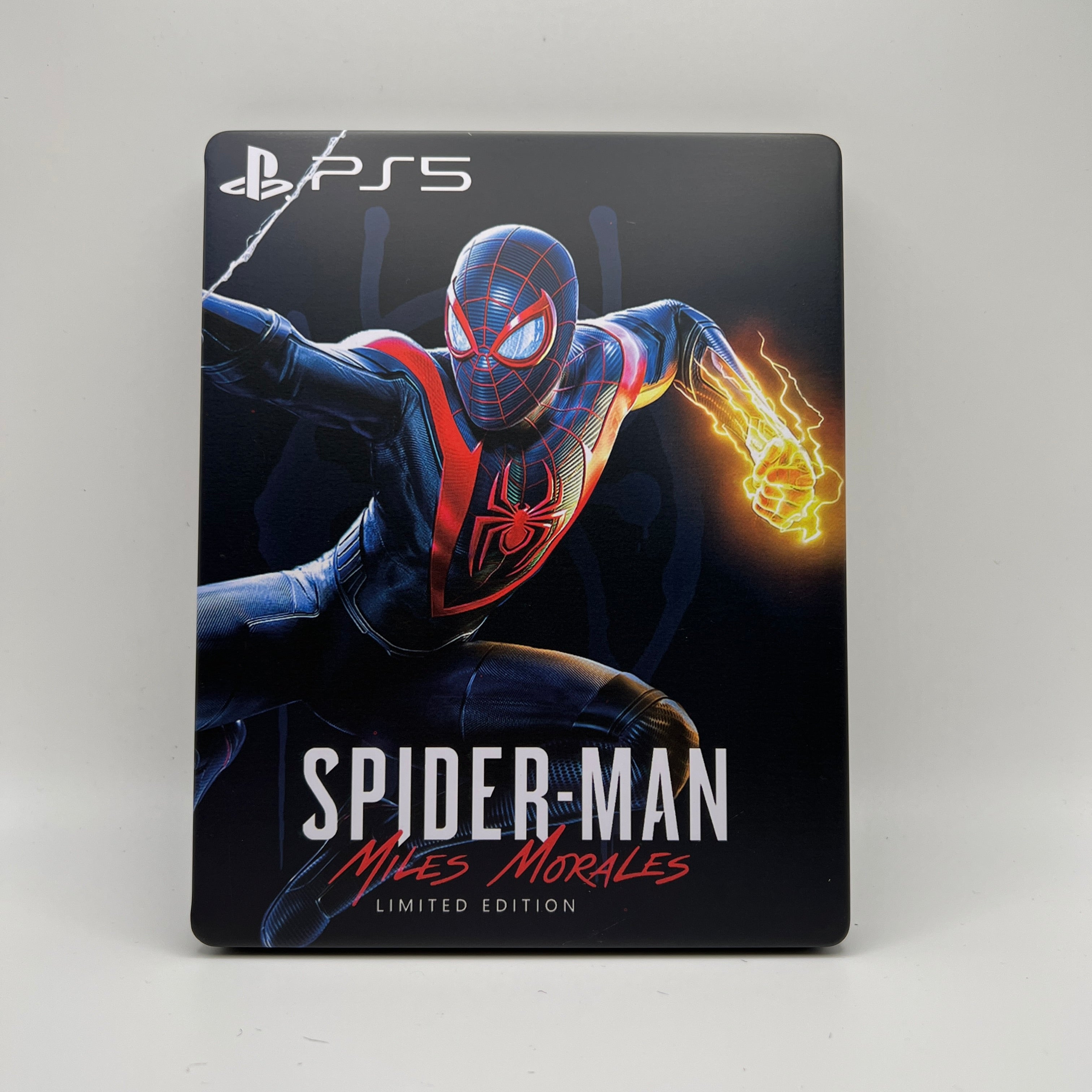 Spiderman Miles Morales Custom Made Steelbook Case For (Sony PlayStation 5, Sony PlayStation 4, Xbox) New