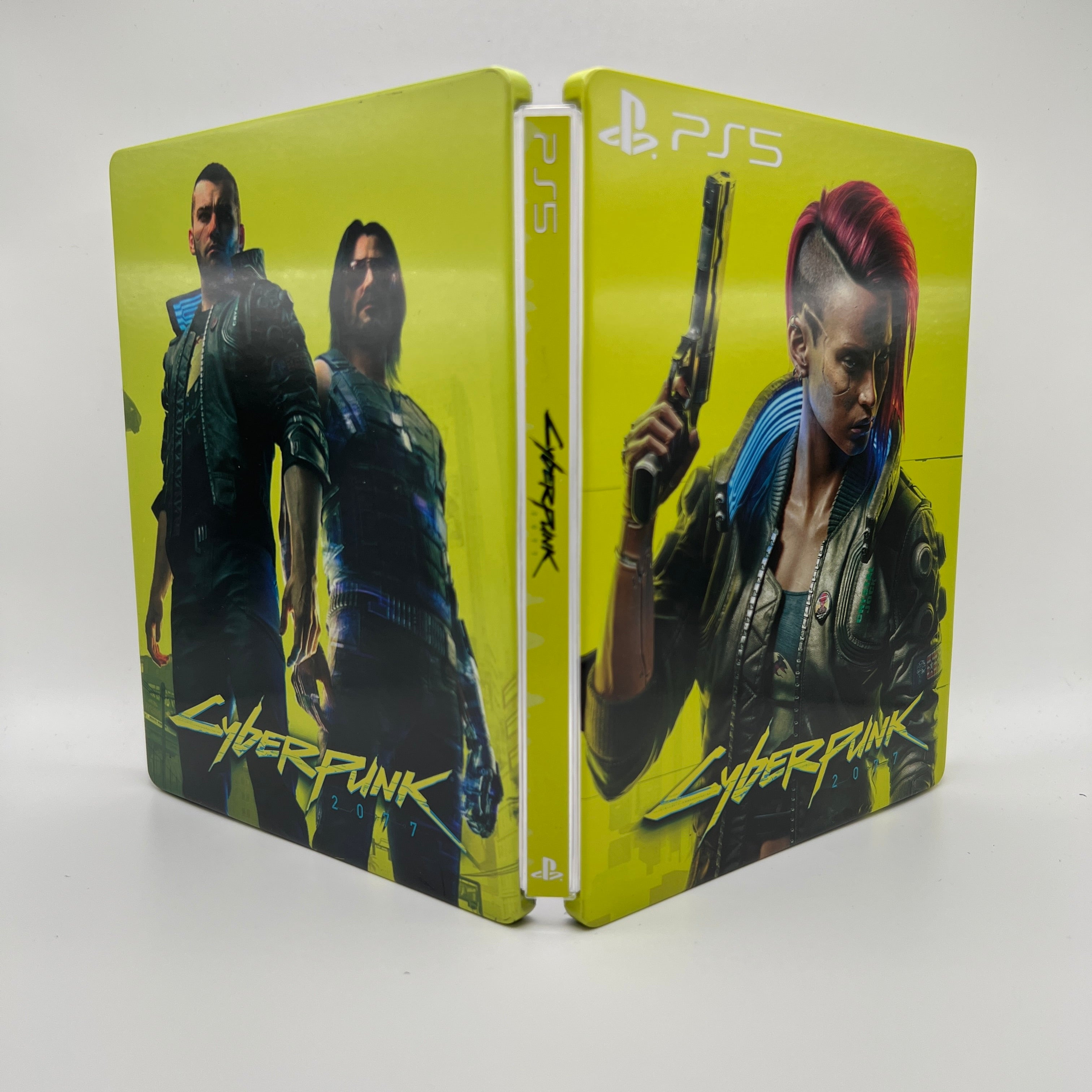 Cyberpunk 2077 Custom Made Steelbook Case For (Sony PlayStation 5, Sony PlayStation 4, Xbox) New