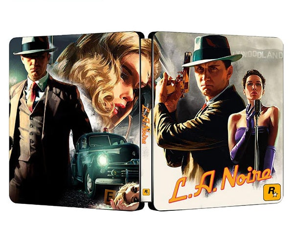 L.A. Noire Custom made Steelbook Case only for (Sony PlayStation 5, Sony PlayStation 4, Xbox) New