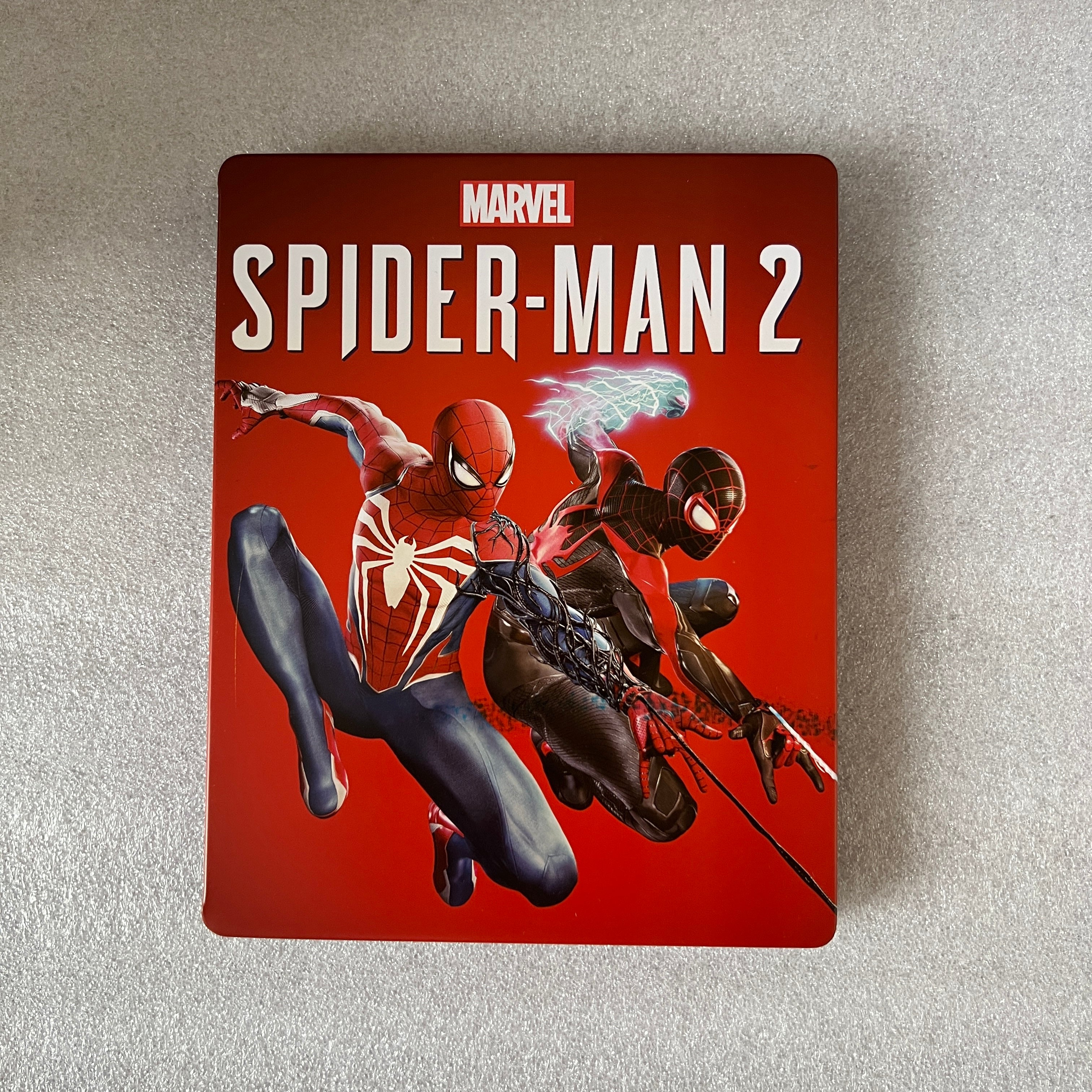 Spiderman 2 Custom Made Steelbook Case For (Sony PlayStation 5, Sony PlayStation 4, Xbox) New