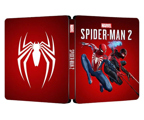 Spiderman 2 Custom Made Steelbook Case For (Sony PlayStation 5, Sony PlayStation 4, Xbox) New